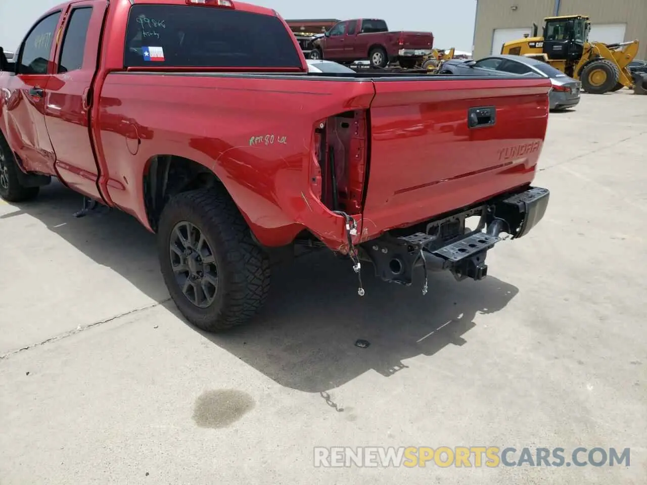 9 fotografías del automóvil dañado 5TFRY5F14MX282251 TOYOTA TUNDRA 2021