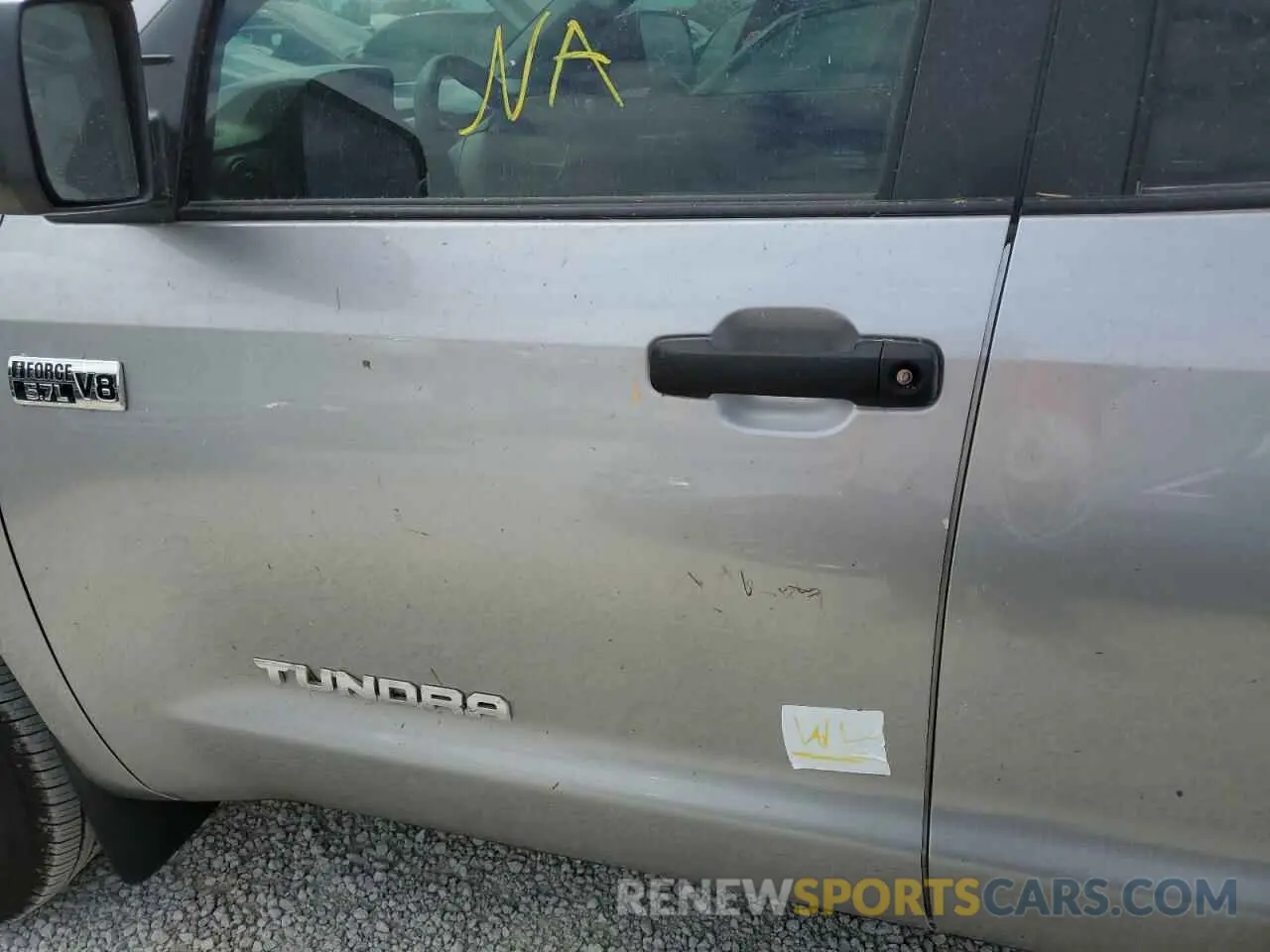 9 fotografías del automóvil dañado 5TFRY5F15MX298281 TOYOTA TUNDRA 2021