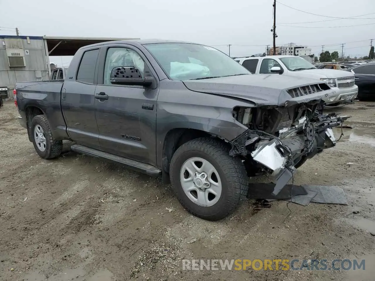 4 fotografías del automóvil dañado 5TFRY5F16MX274880 TOYOTA TUNDRA 2021