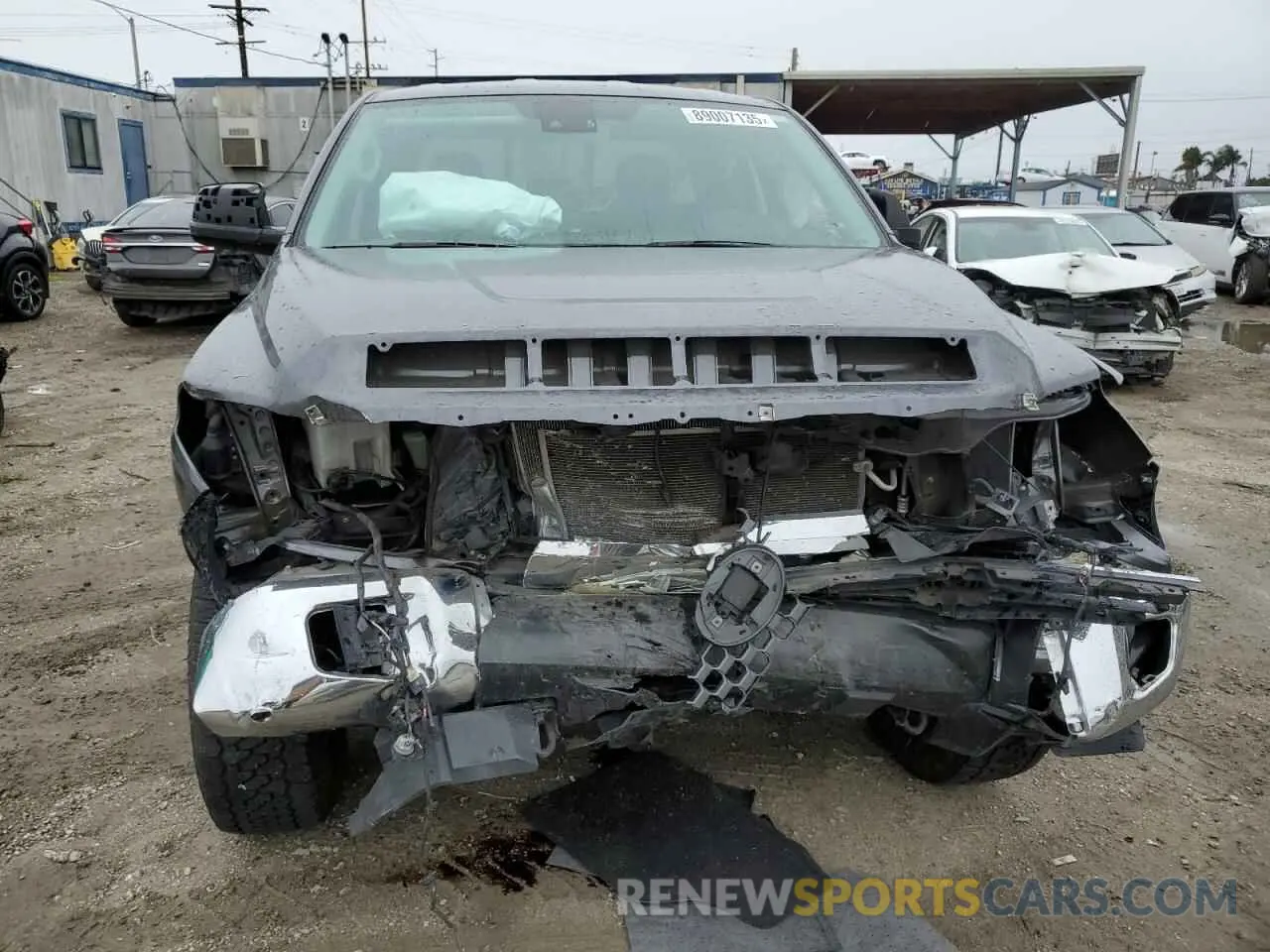 5 fotografías del automóvil dañado 5TFRY5F16MX274880 TOYOTA TUNDRA 2021