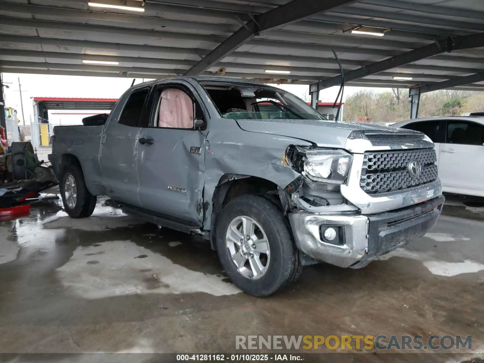 1 fotografías del automóvil dañado 5TFRY5F19MX272315 TOYOTA TUNDRA 2021