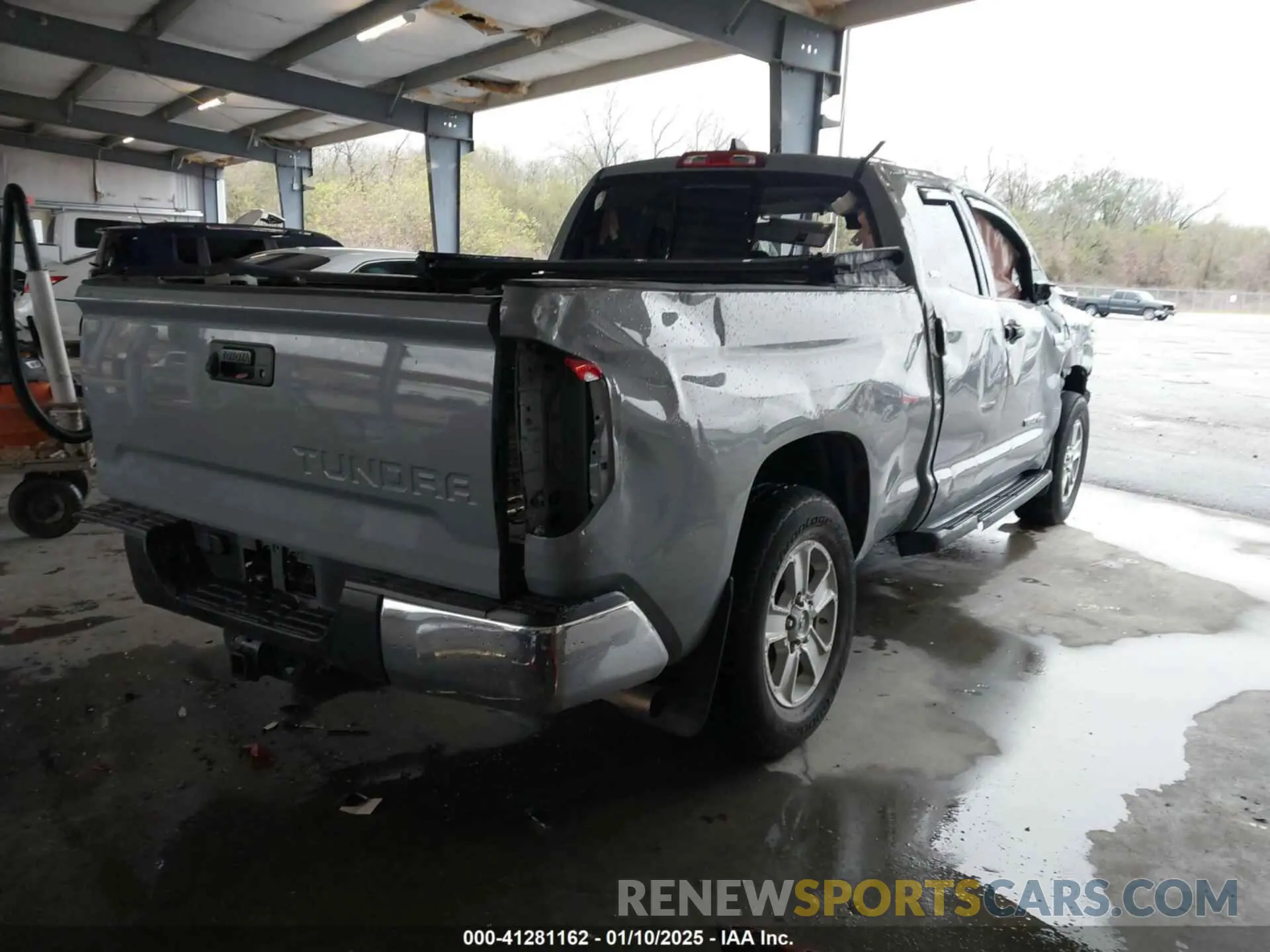 4 fotografías del automóvil dañado 5TFRY5F19MX272315 TOYOTA TUNDRA 2021