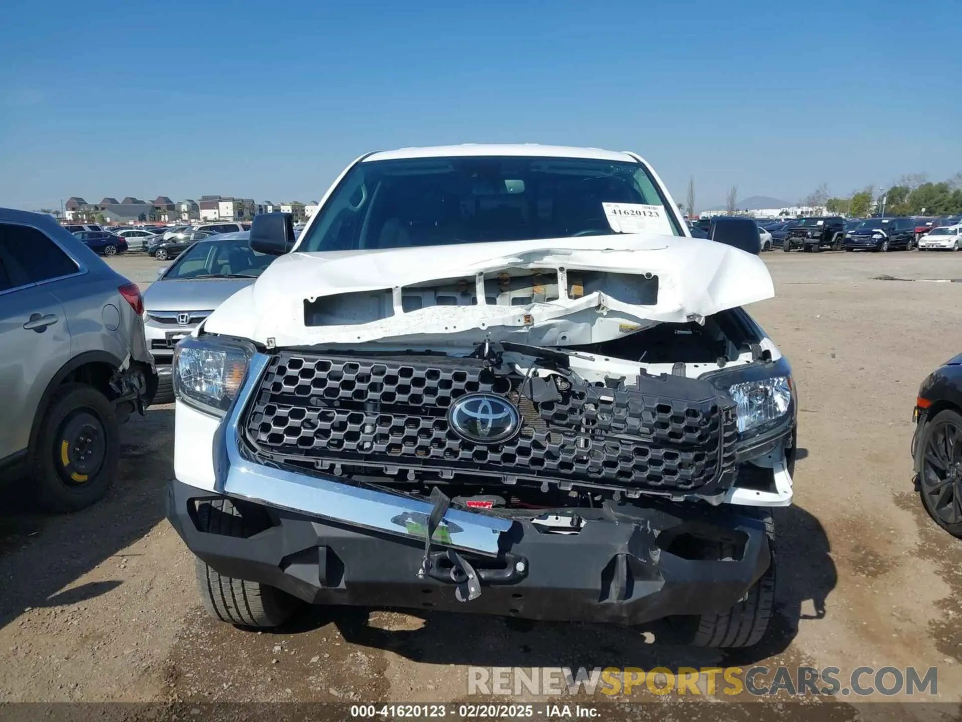 13 fotografías del automóvil dañado 5TFRY5F19MX293763 TOYOTA TUNDRA 2021