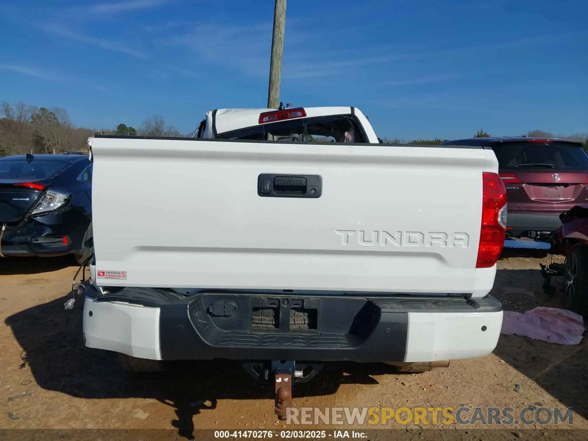 15 fotografías del automóvil dañado 5TFUY5F11MX011609 TOYOTA TUNDRA 2021