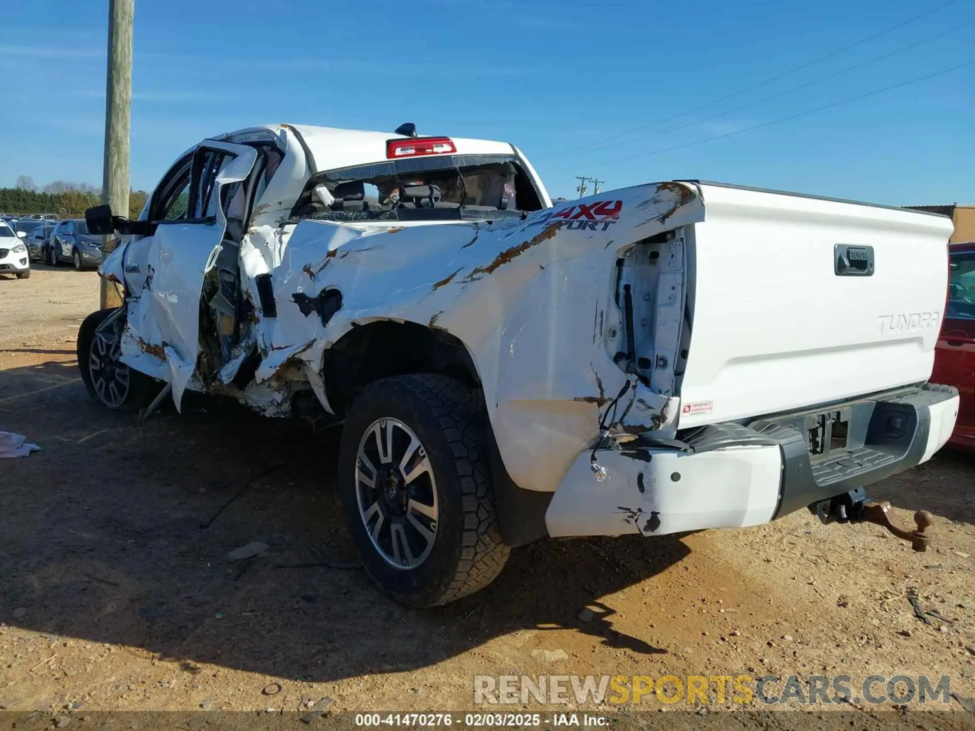 3 fotografías del automóvil dañado 5TFUY5F11MX011609 TOYOTA TUNDRA 2021