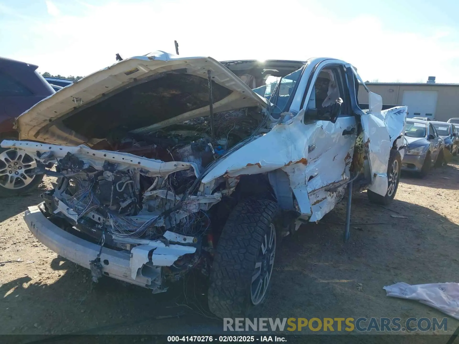 6 fotografías del automóvil dañado 5TFUY5F11MX011609 TOYOTA TUNDRA 2021