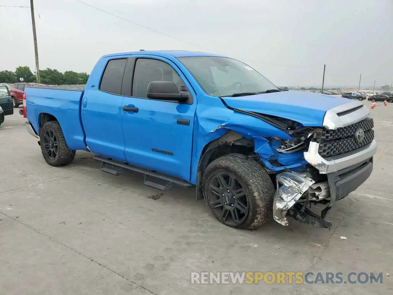 4 fotografías del automóvil dañado 5TFUY5F17MX974921 TOYOTA TUNDRA 2021