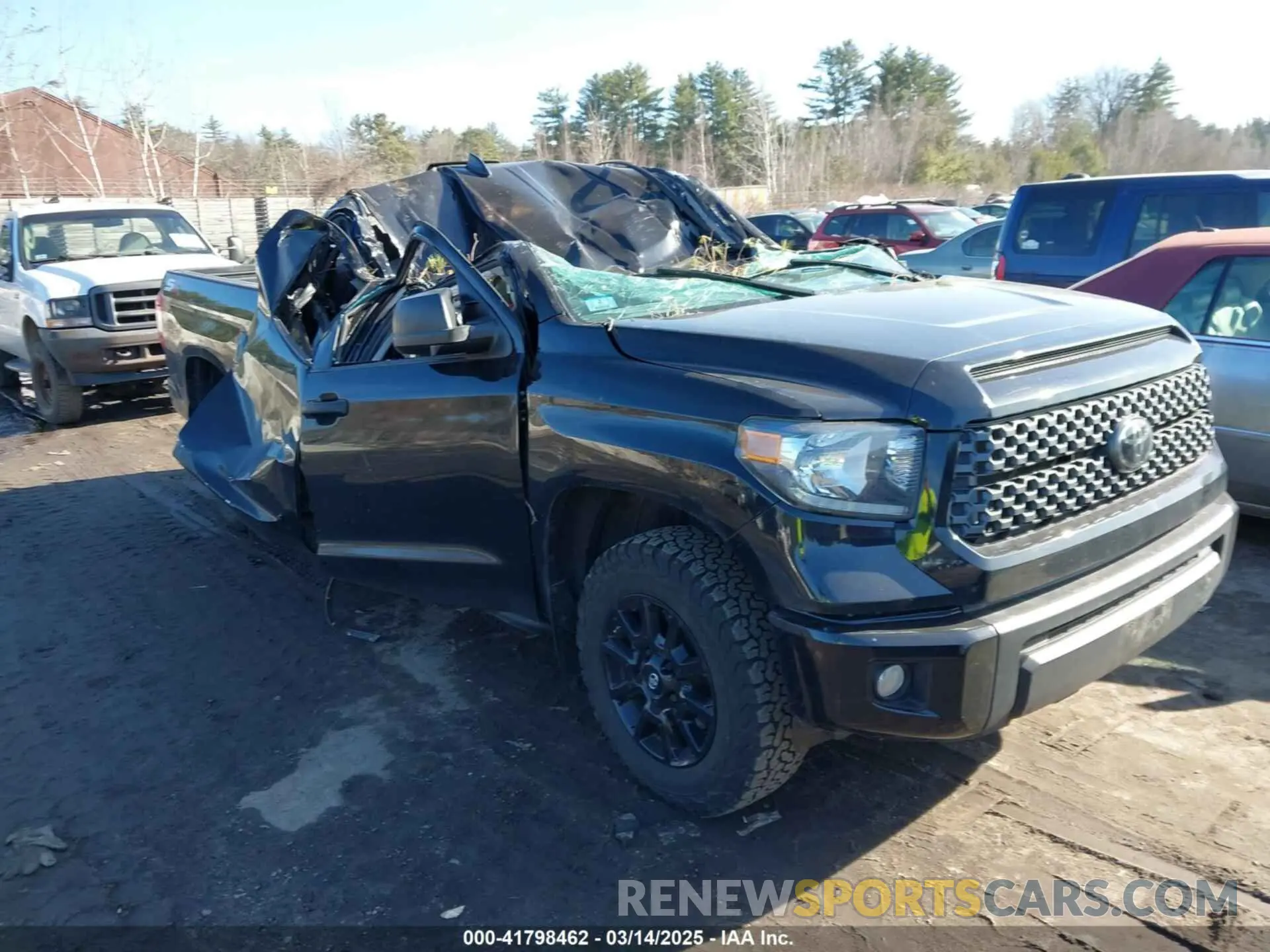 1 fotografías del automóvil dañado 5TFUY5F17MX989323 TOYOTA TUNDRA 2021