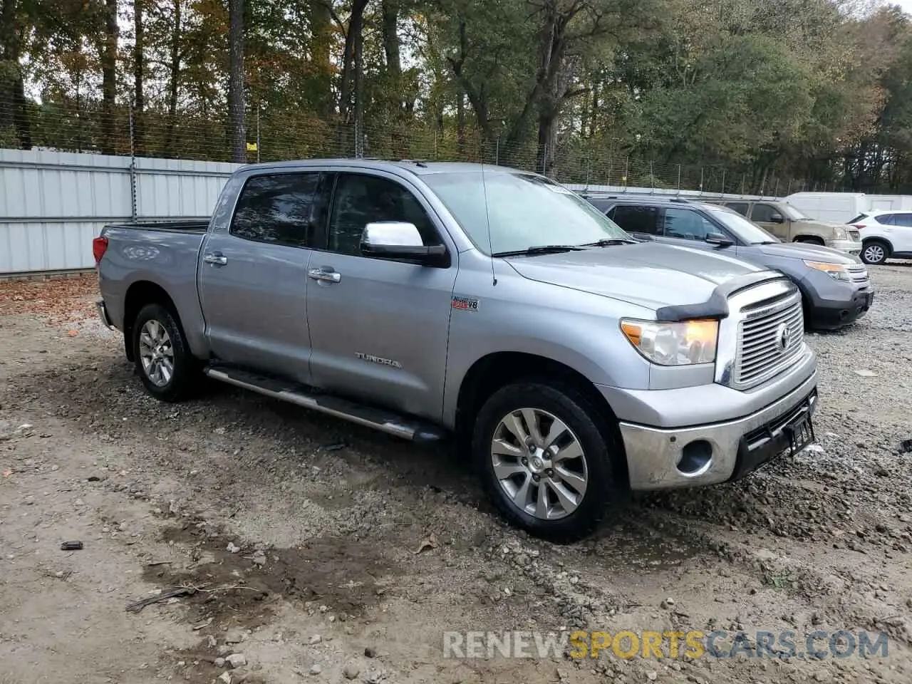 4 fotografías del automóvil dañado 5TFHW5F11DX286338 TOYOTA TUNDRA 2022