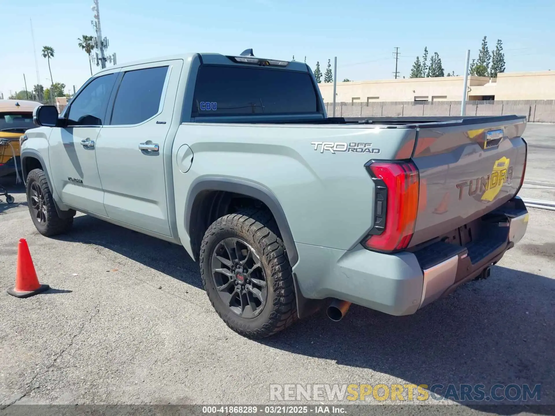 3 fotografías del automóvil dañado 5TFJA5AB6NX012246 TOYOTA TUNDRA 2022