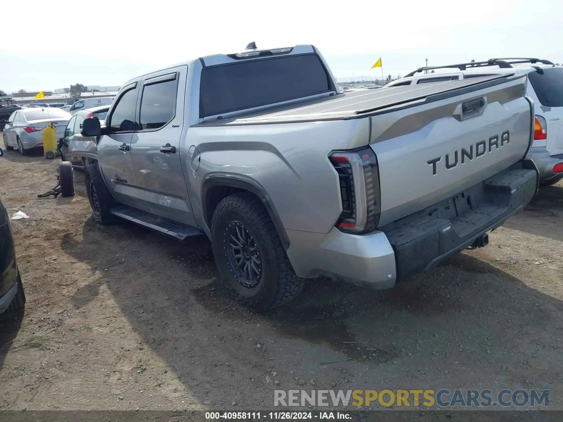 3 fotografías del automóvil dañado 5TFJA5AB7NX006956 TOYOTA TUNDRA 2022