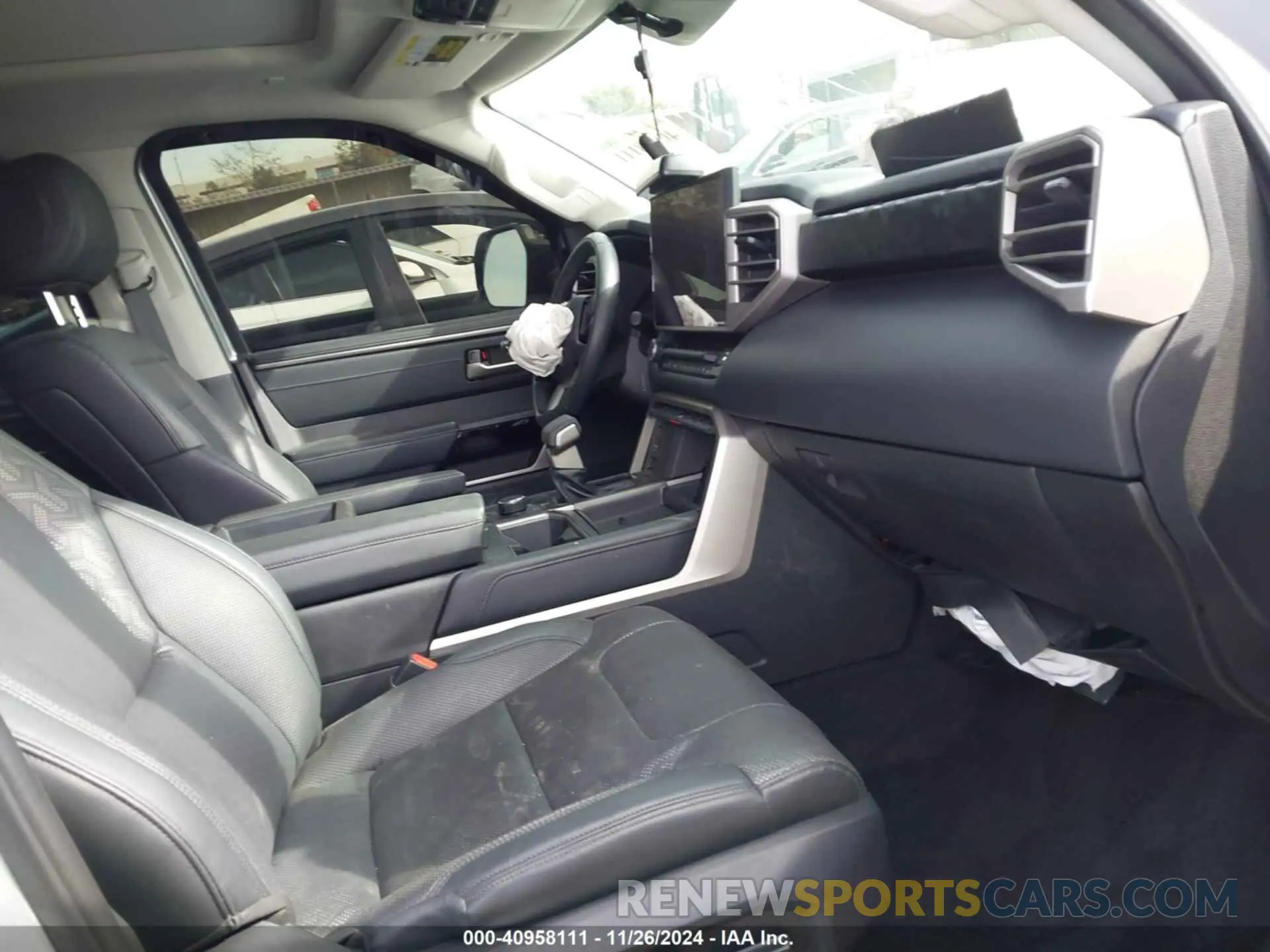 5 fotografías del automóvil dañado 5TFJA5AB7NX006956 TOYOTA TUNDRA 2022