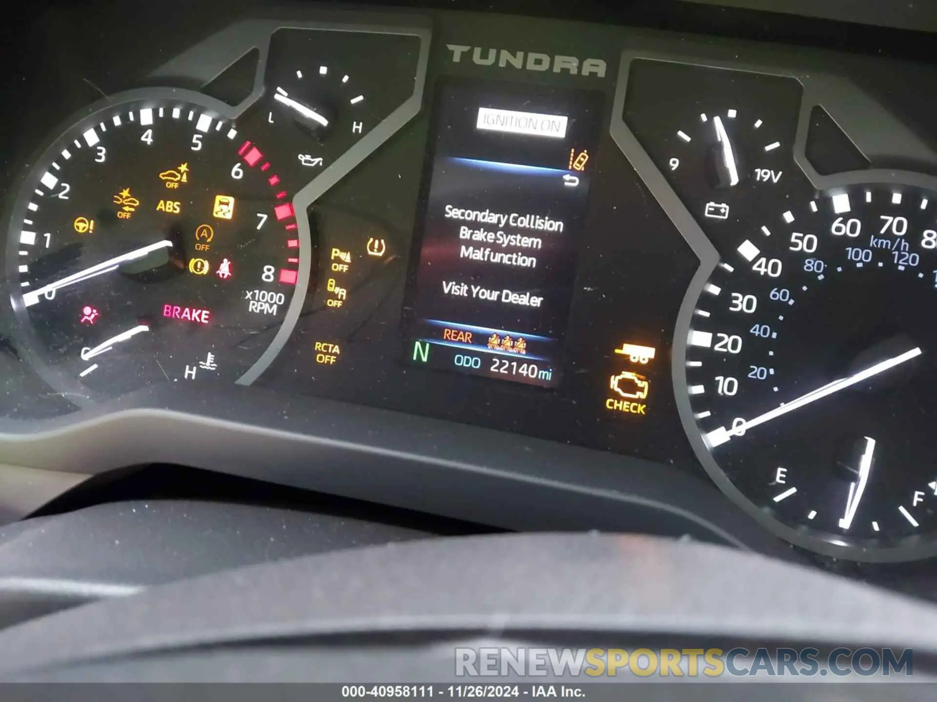 7 fotografías del automóvil dañado 5TFJA5AB7NX006956 TOYOTA TUNDRA 2022