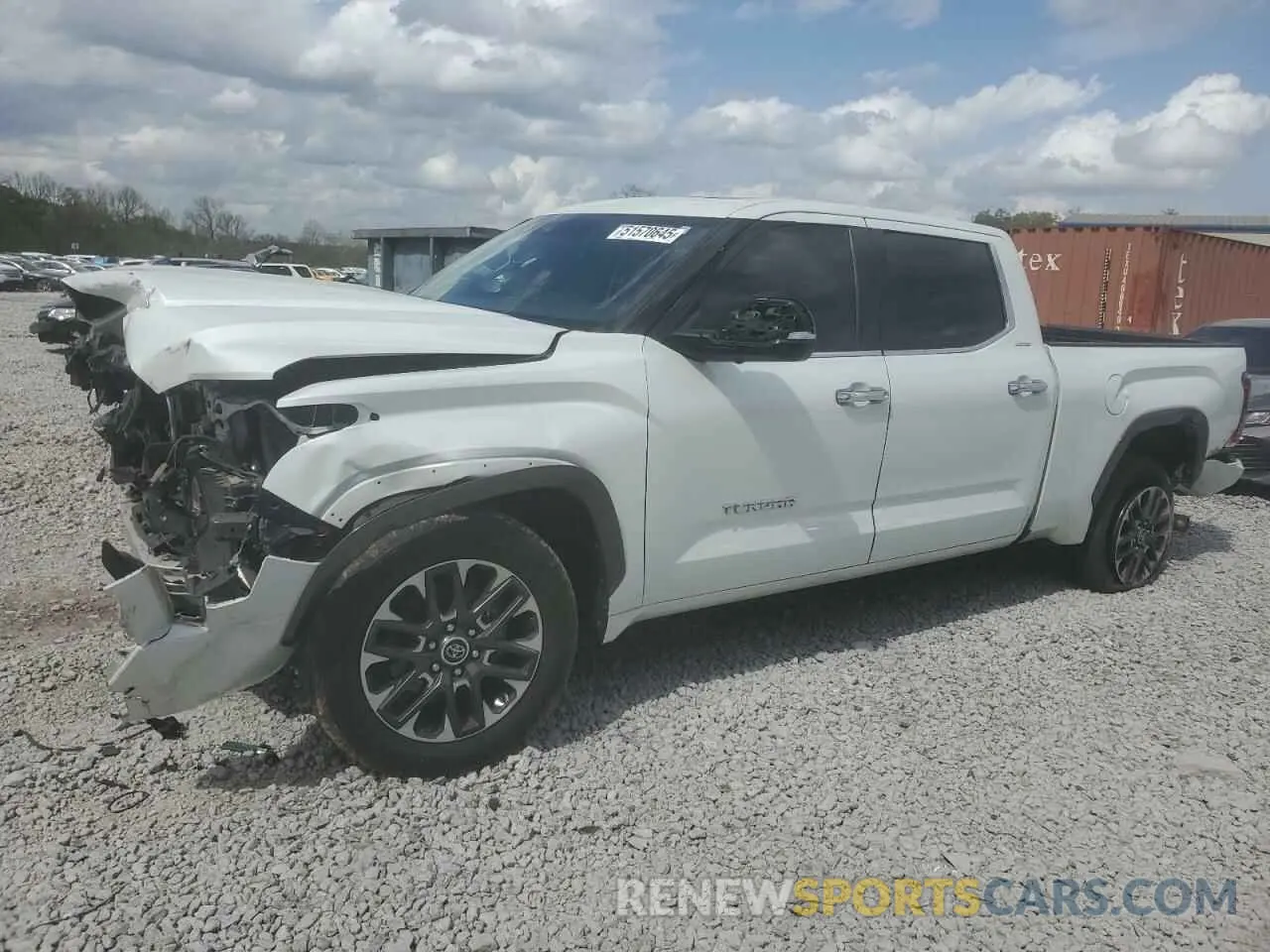 1 fotografías del automóvil dañado 5TFJA5BC2NX001476 TOYOTA TUNDRA 2022