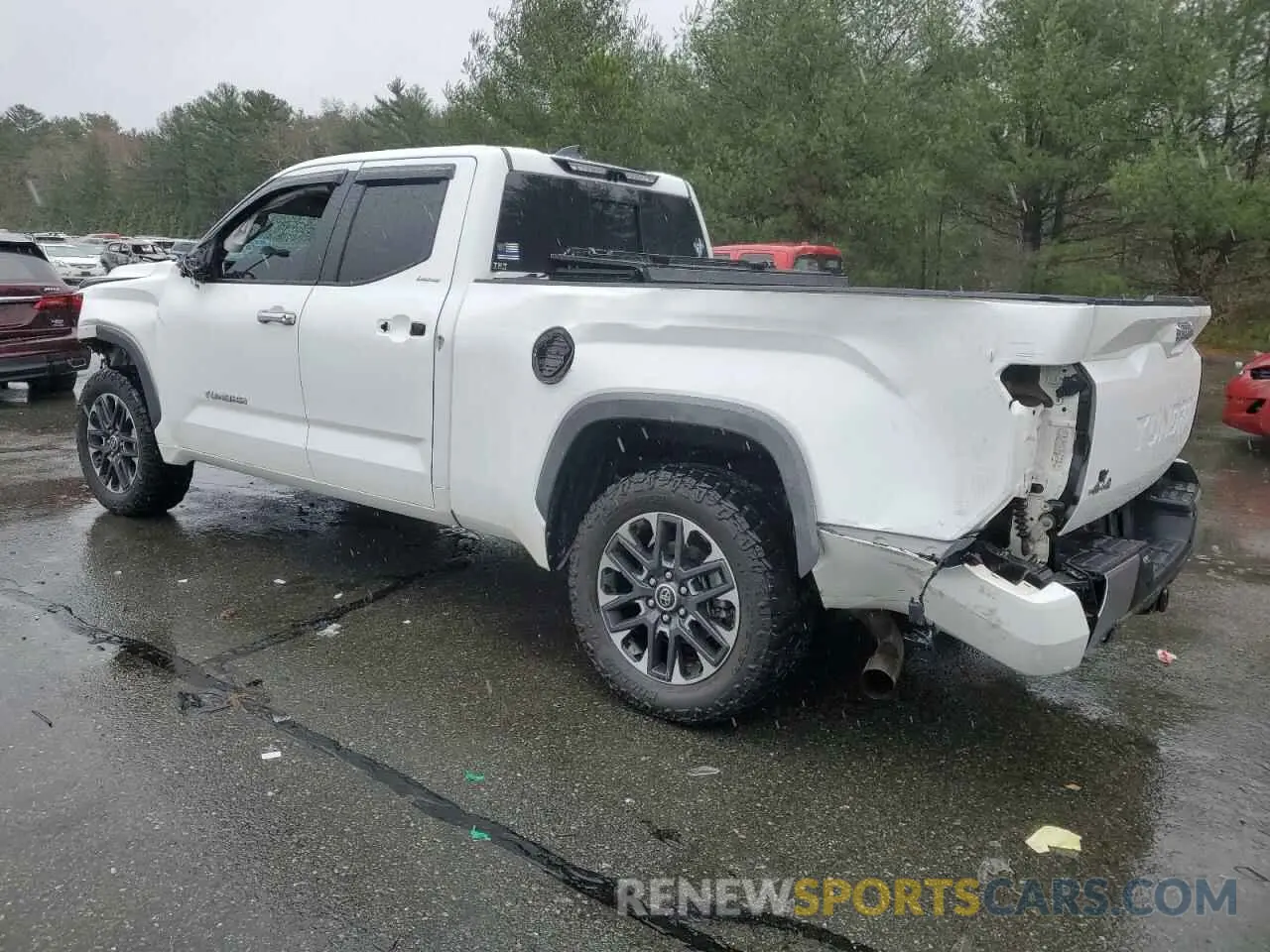 2 fotografías del automóvil dañado 5TFJA5DA7NX040124 TOYOTA TUNDRA 2022