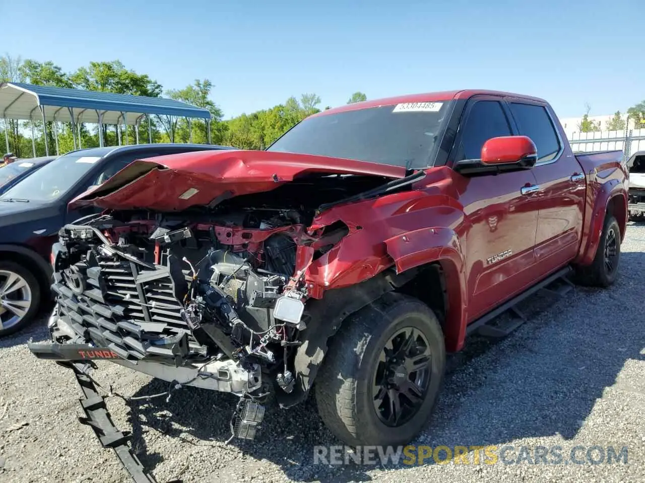 1 fotografías del automóvil dañado 5TFJA5DB5NX010953 TOYOTA TUNDRA 2022