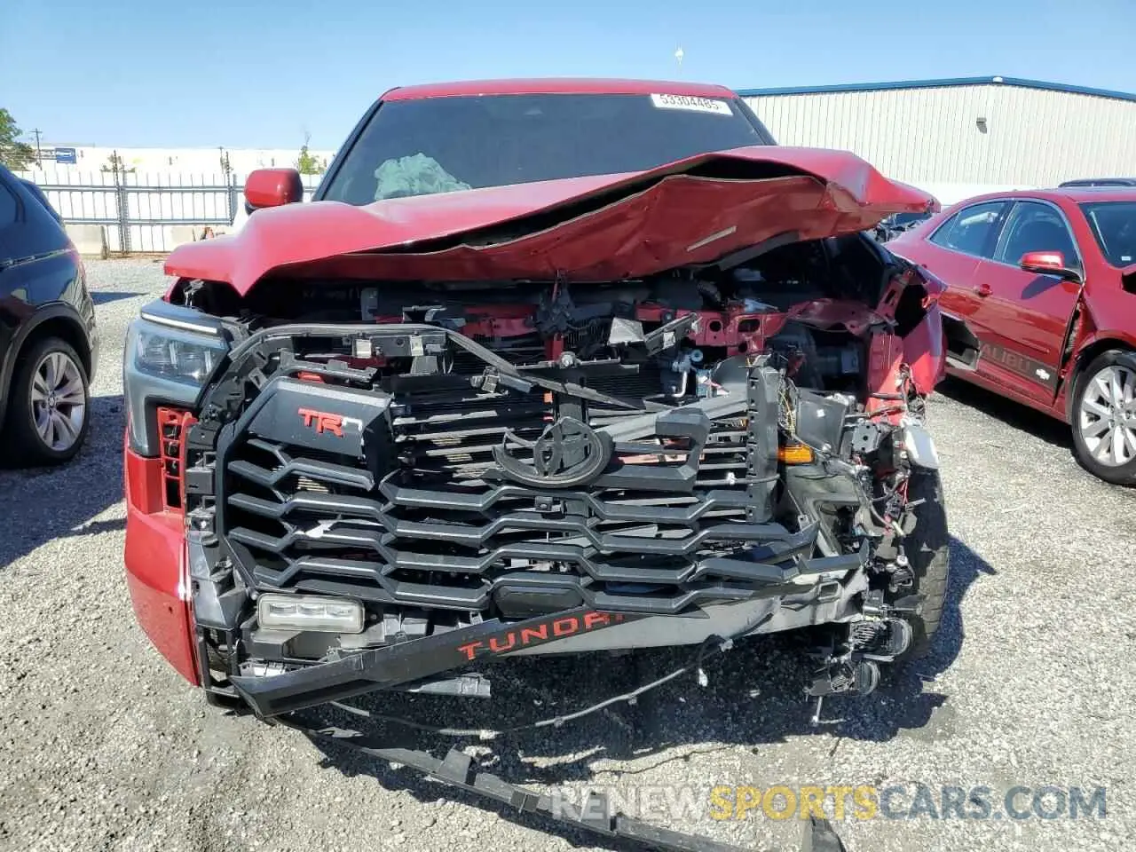 5 fotografías del automóvil dañado 5TFJA5DB5NX010953 TOYOTA TUNDRA 2022