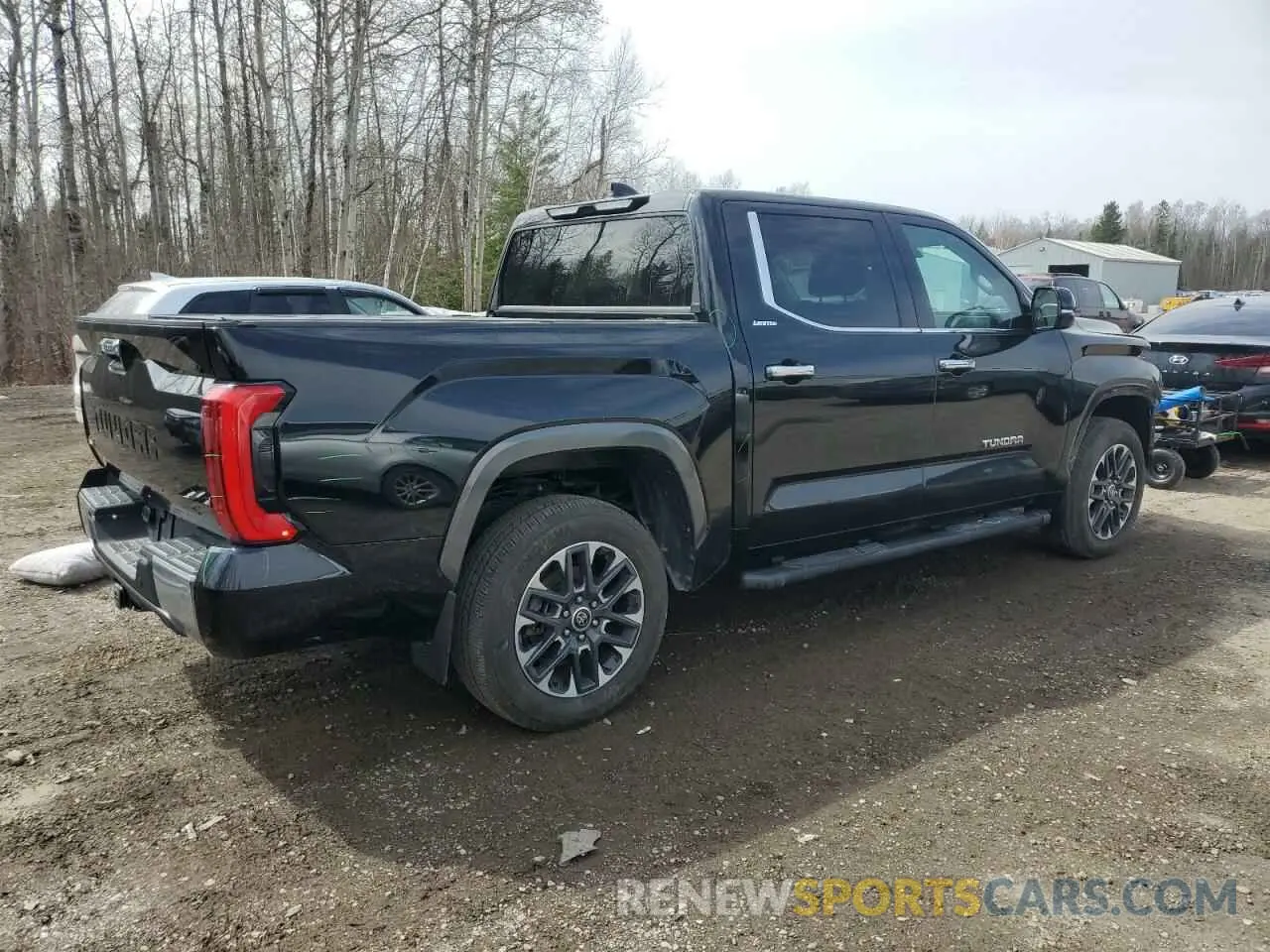 3 fotografías del automóvil dañado 5TFJA5DB6NX033013 TOYOTA TUNDRA 2022