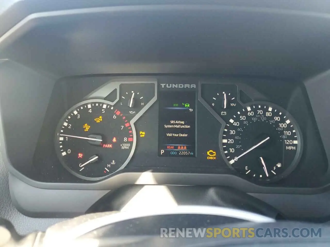 9 fotografías del automóvil dañado 5TFJA5DB6NX052337 TOYOTA TUNDRA 2022