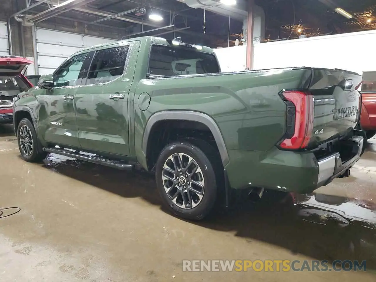 2 fotografías del automóvil dañado 5TFJA5DB7NX030797 TOYOTA TUNDRA 2022