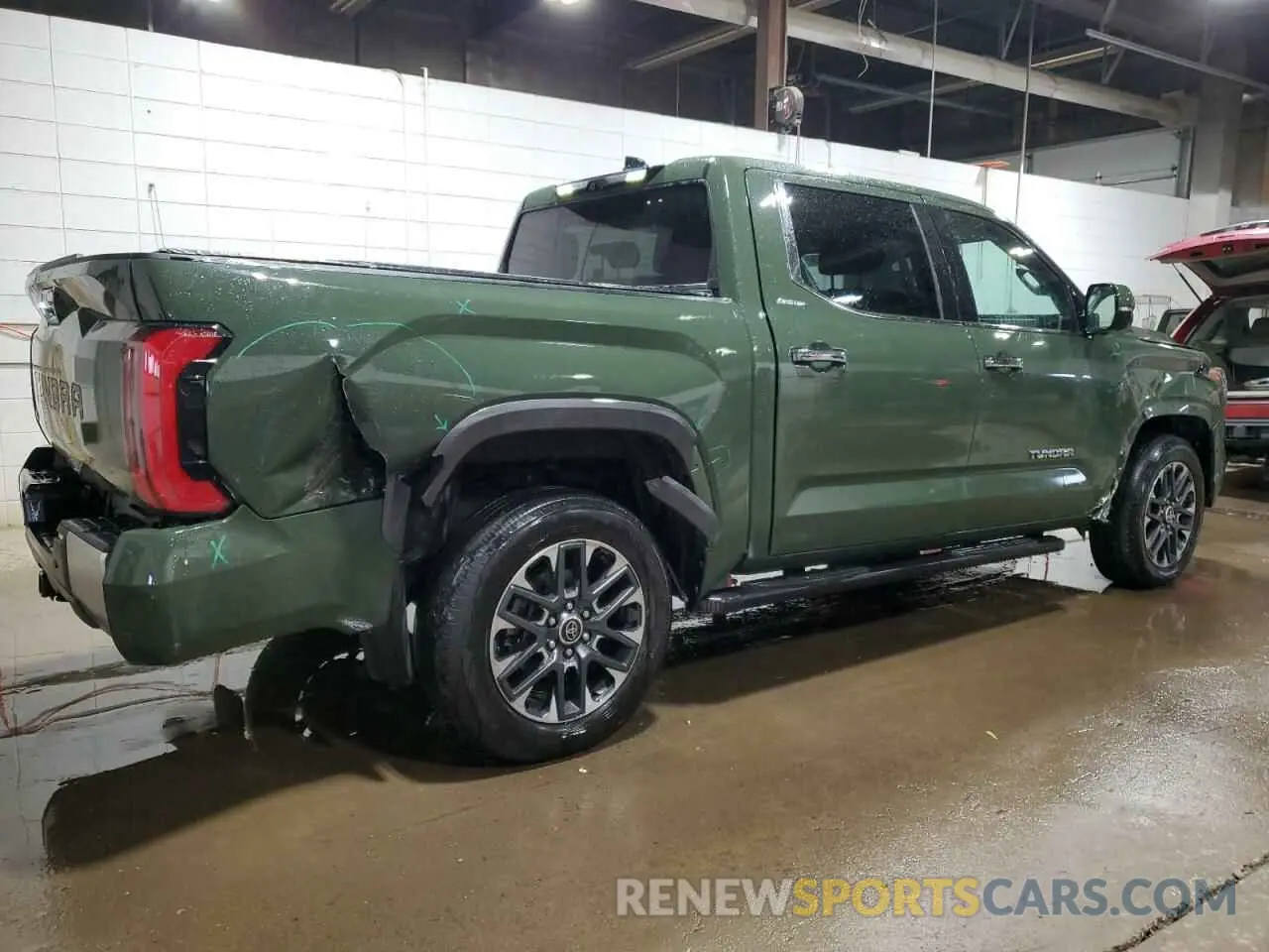 3 fotografías del automóvil dañado 5TFJA5DB7NX030797 TOYOTA TUNDRA 2022