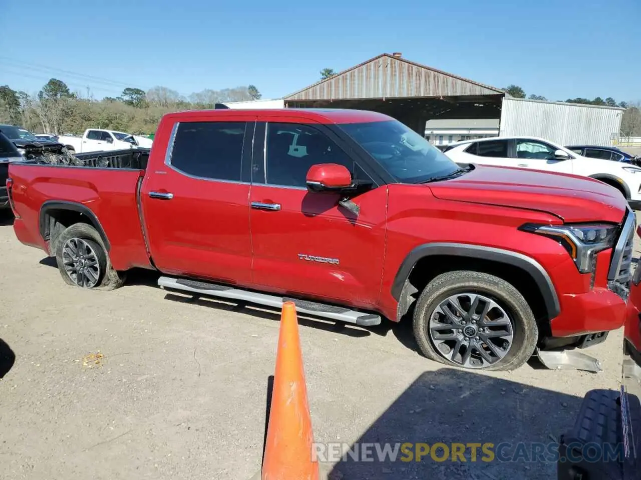 4 fotografías del automóvil dañado 5TFJA5EC9NX006234 TOYOTA TUNDRA 2022