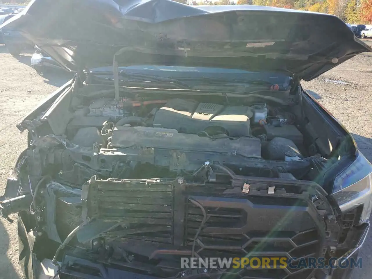 11 fotografías del automóvil dañado 5TFJC5EC5NX001607 TOYOTA TUNDRA 2022