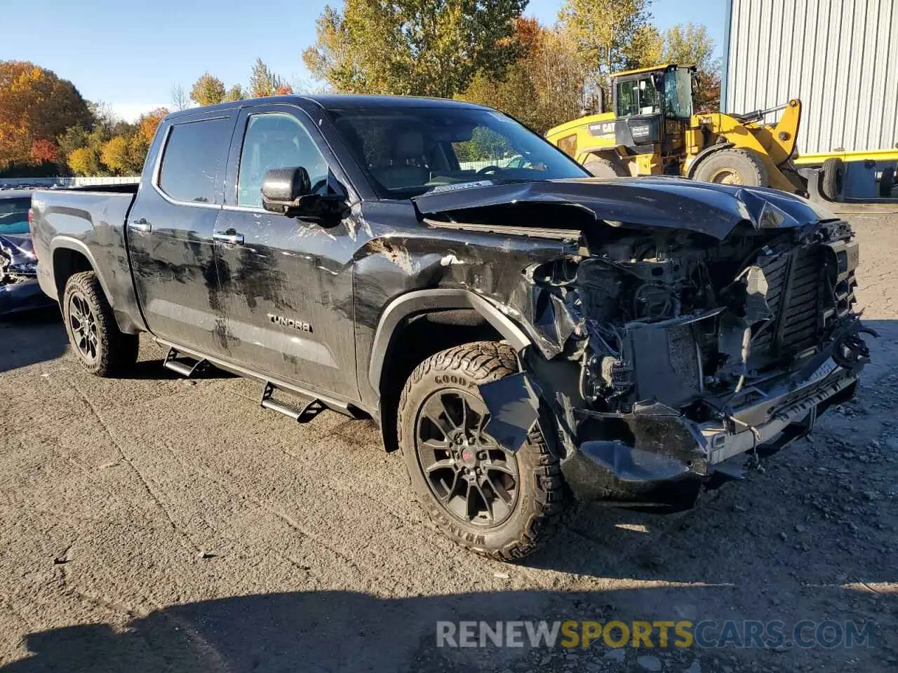 4 fotografías del automóvil dañado 5TFJC5EC5NX001607 TOYOTA TUNDRA 2022