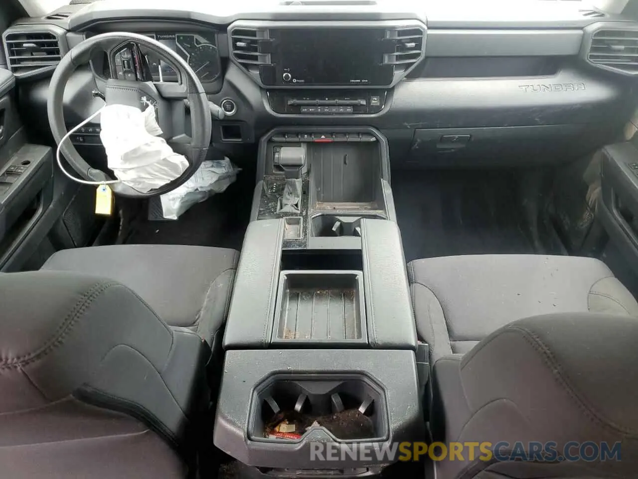 8 fotografías del automóvil dañado 5TFKB5AA3NX016733 TOYOTA TUNDRA 2022