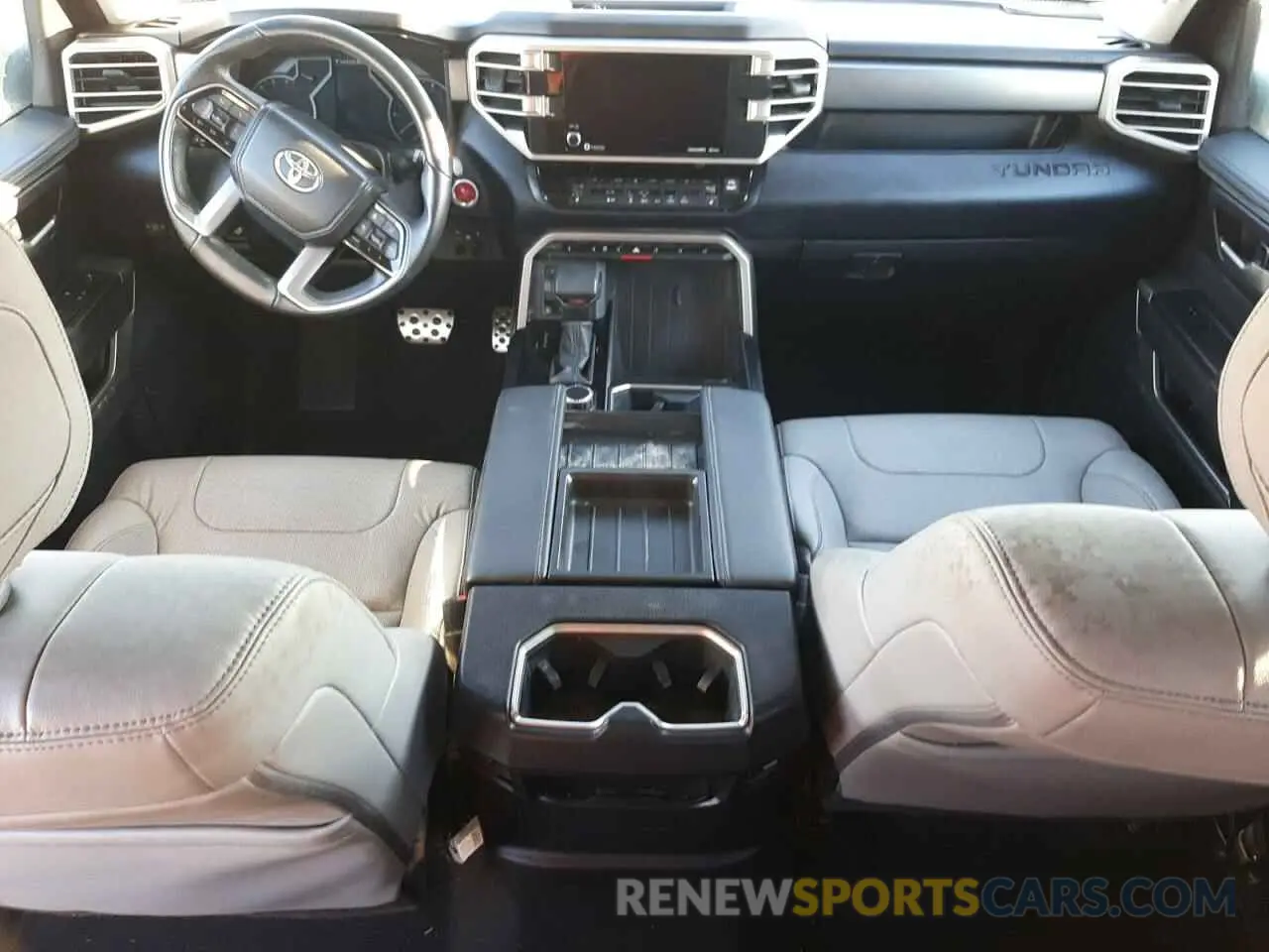 8 fotografías del automóvil dañado 5TFLA5AB1NX018593 TOYOTA TUNDRA 2022