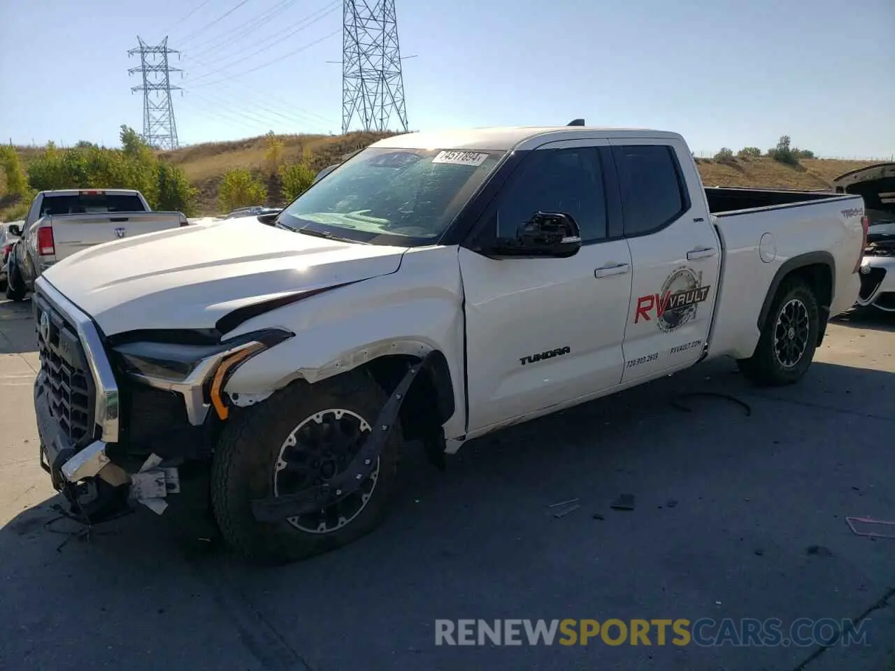 1 fotografías del automóvil dañado 5TFLA5DA2NX042579 TOYOTA TUNDRA 2022