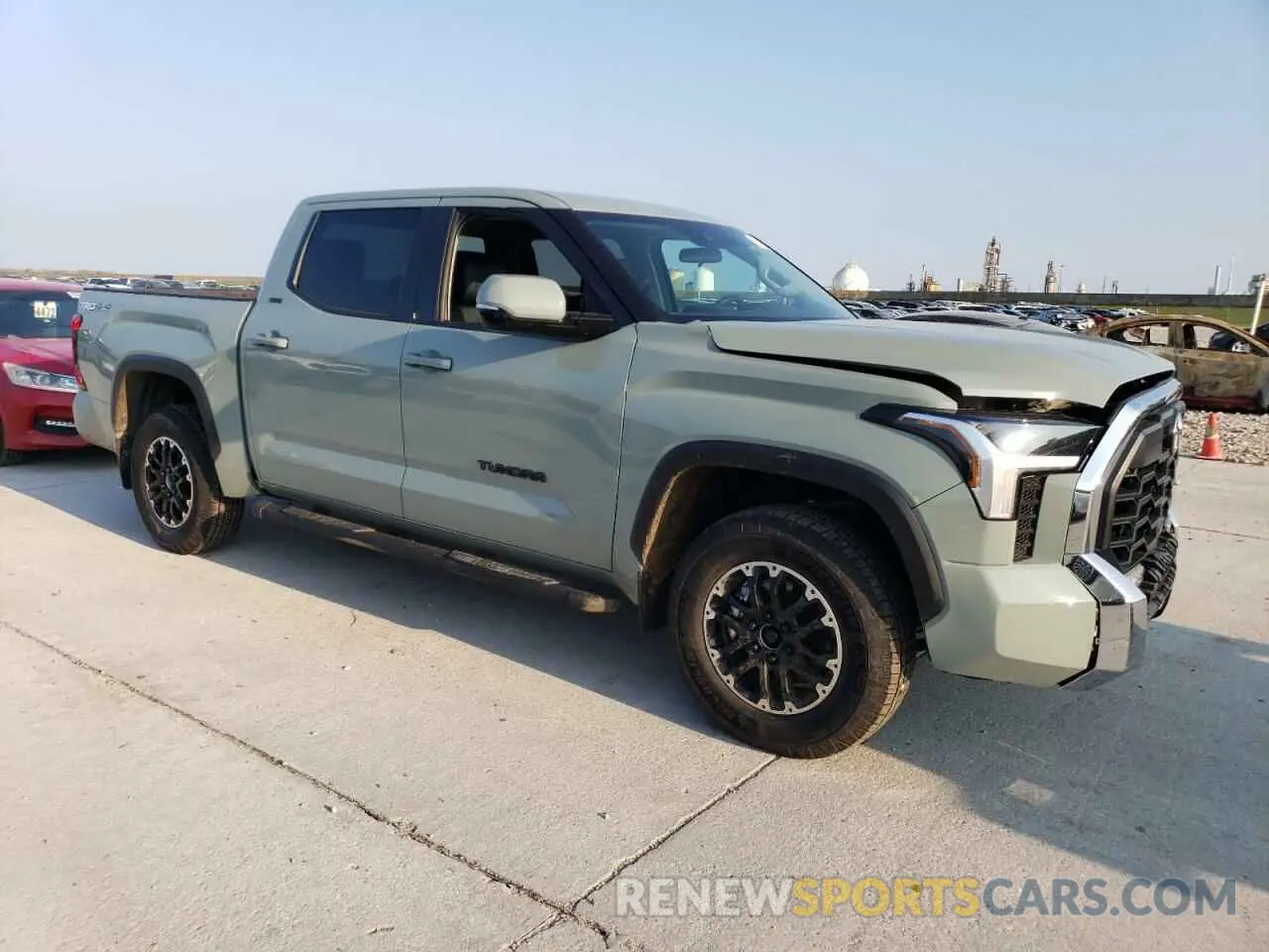 4 fotografías del automóvil dañado 5TFLA5DB4NX046304 TOYOTA TUNDRA 2022