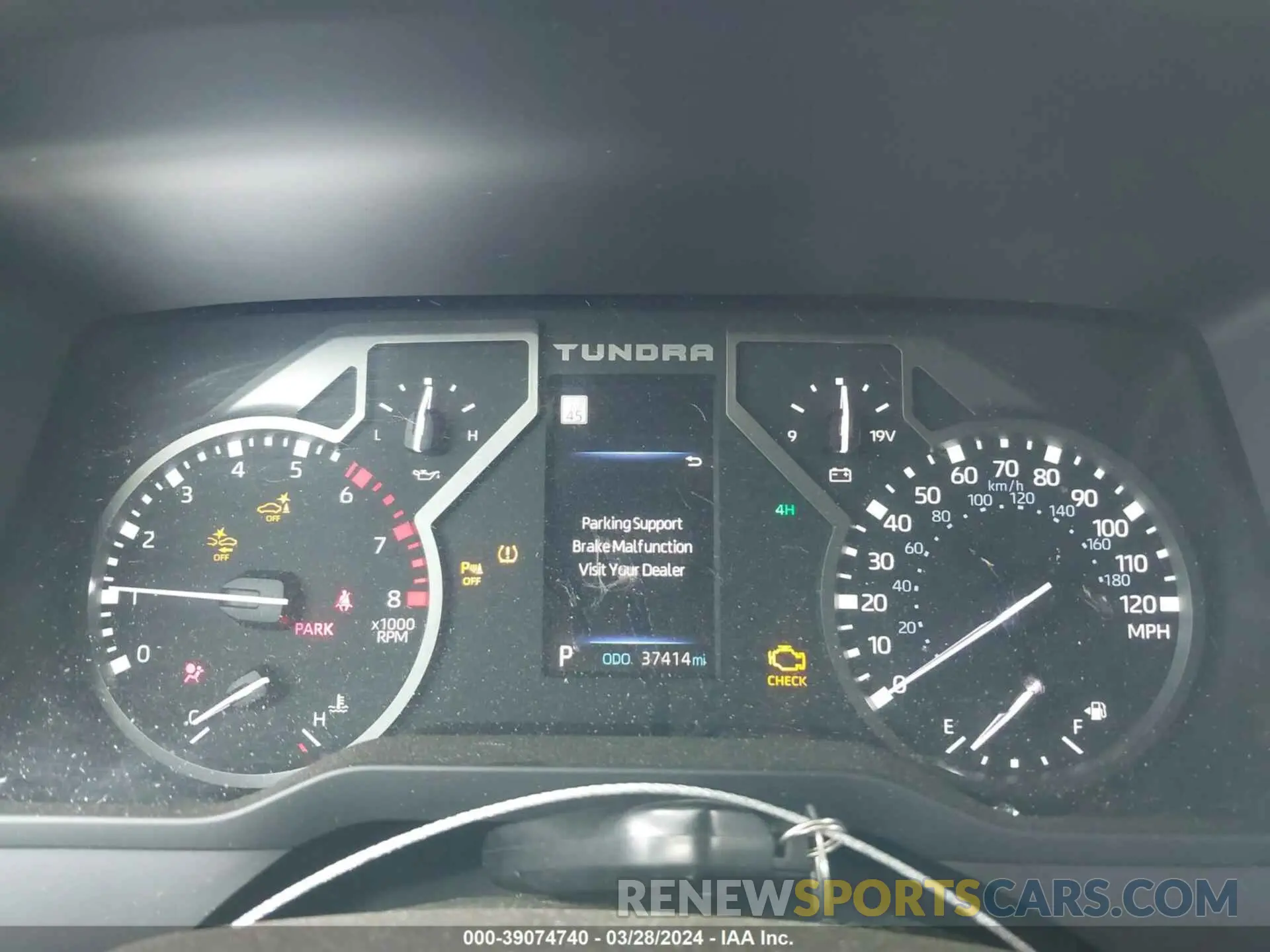 7 fotografías del automóvil dañado 5TFLA5DB5NX024750 TOYOTA TUNDRA 2022