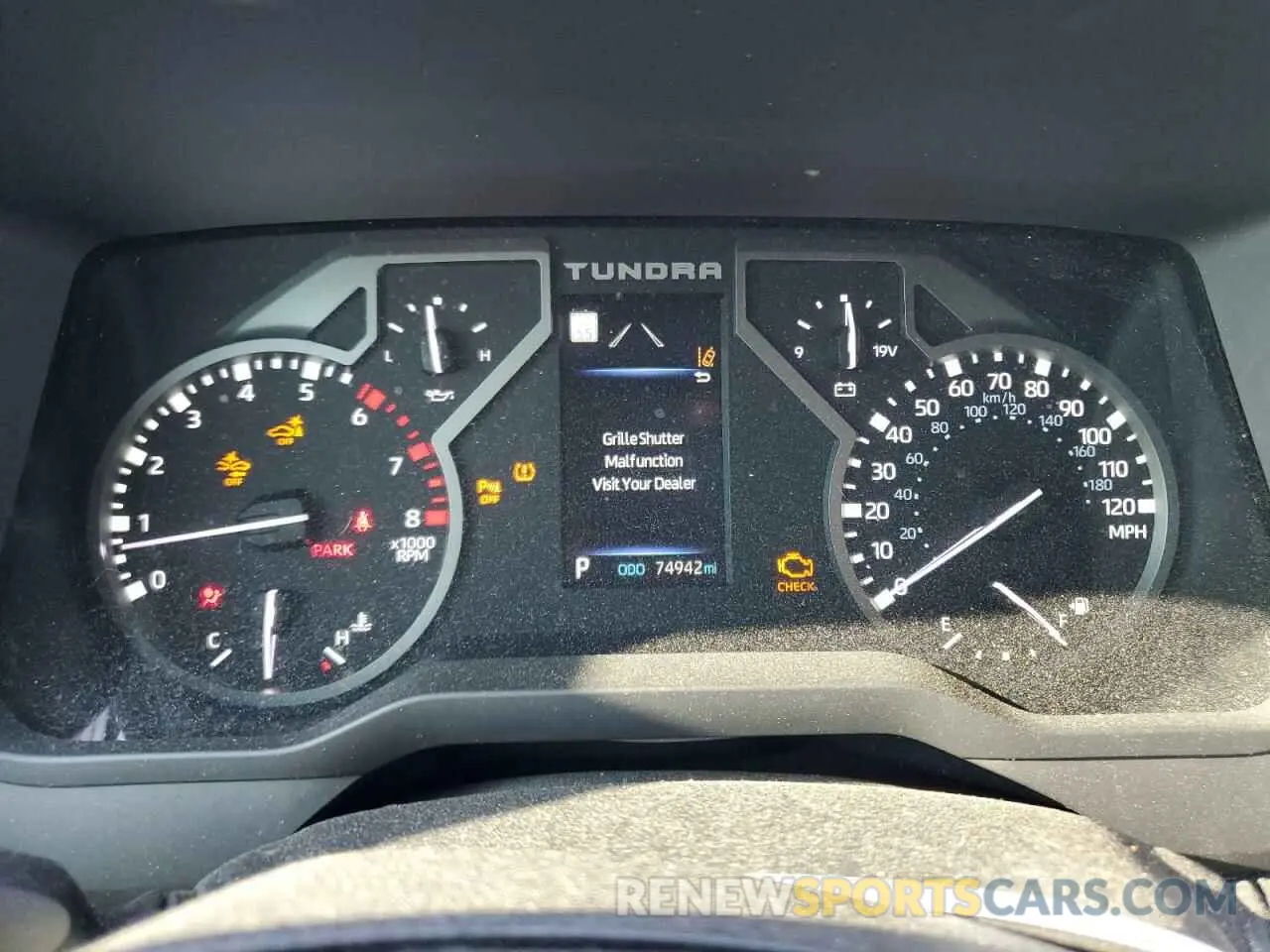 9 fotografías del automóvil dañado 5TFLA5DB6NX054114 TOYOTA TUNDRA 2022