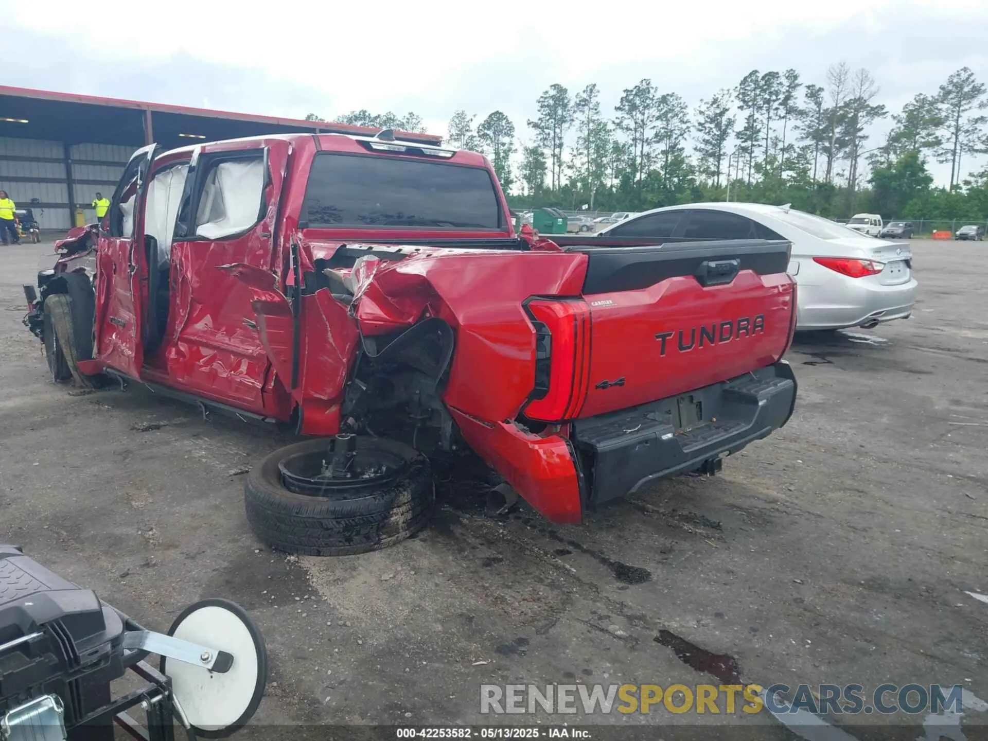 3 fotografías del automóvil dañado 5TFLA5DB9NX013749 TOYOTA TUNDRA 2022