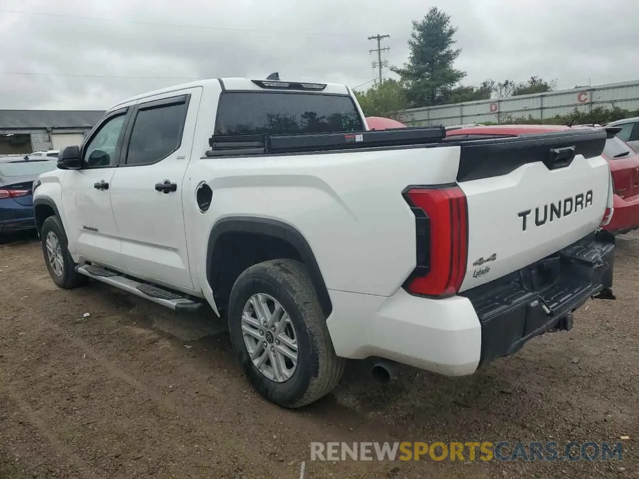 2 fotografías del automóvil dañado 5TFLA5DBXNX026428 TOYOTA TUNDRA 2022