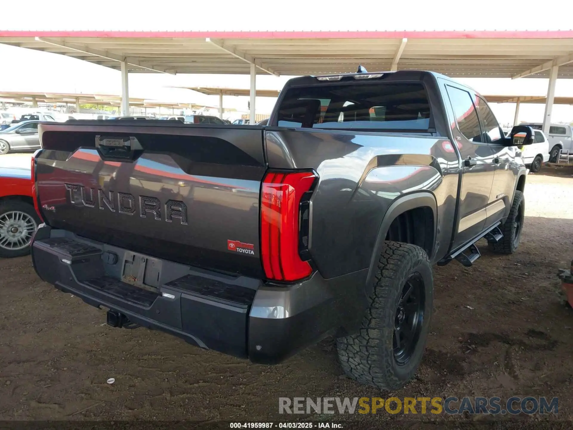4 fotografías del automóvil dañado 5TFLA5EC2NX005516 TOYOTA TUNDRA 2022