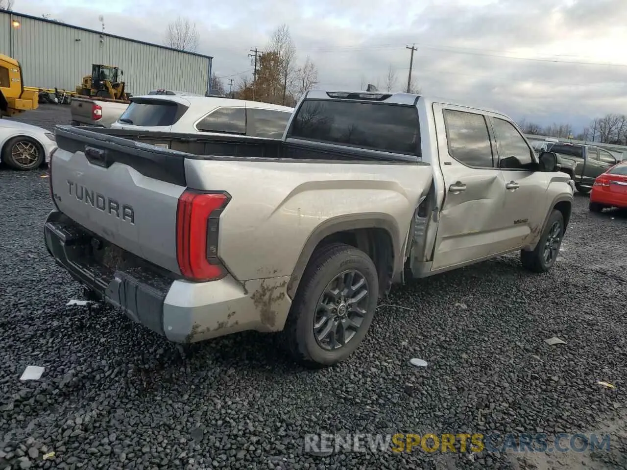 3 fotografías del automóvil dañado 5TFLA5EC3NX009137 TOYOTA TUNDRA 2022