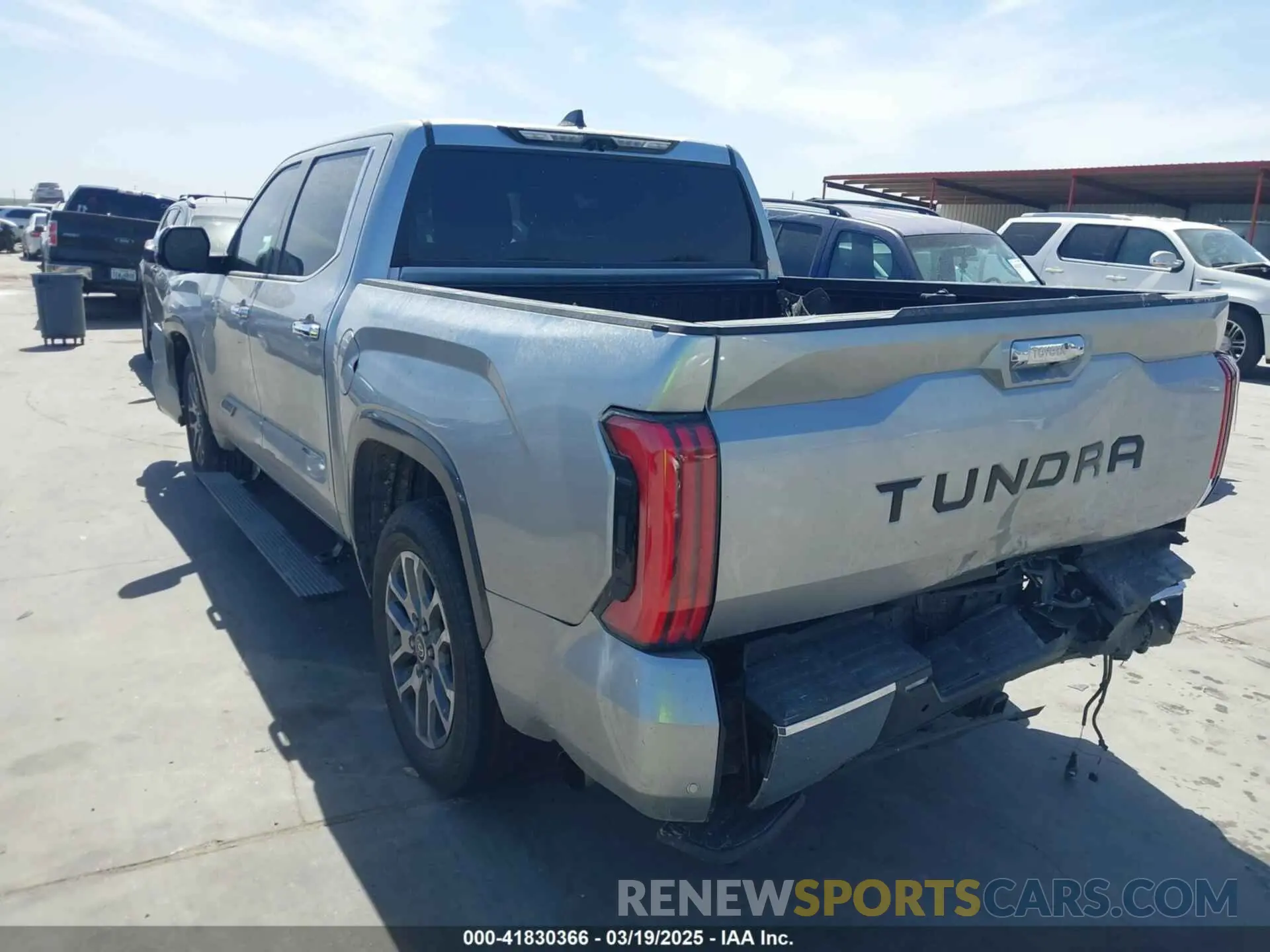 3 fotografías del automóvil dañado 5TFMA5AB8NX014903 TOYOTA TUNDRA 2022