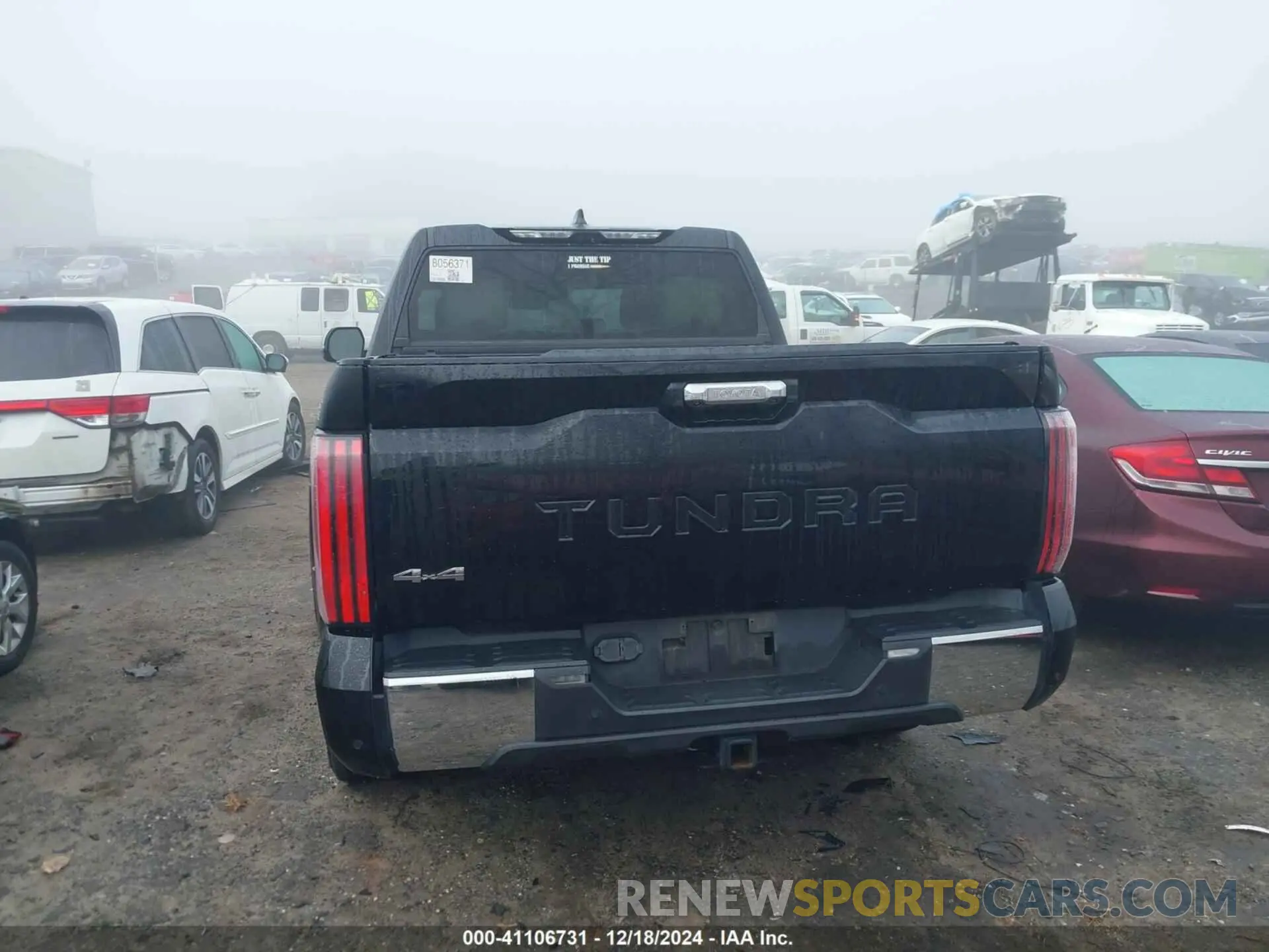 16 fotografías del automóvil dañado 5TFMA5DBXNX012937 TOYOTA TUNDRA 2022