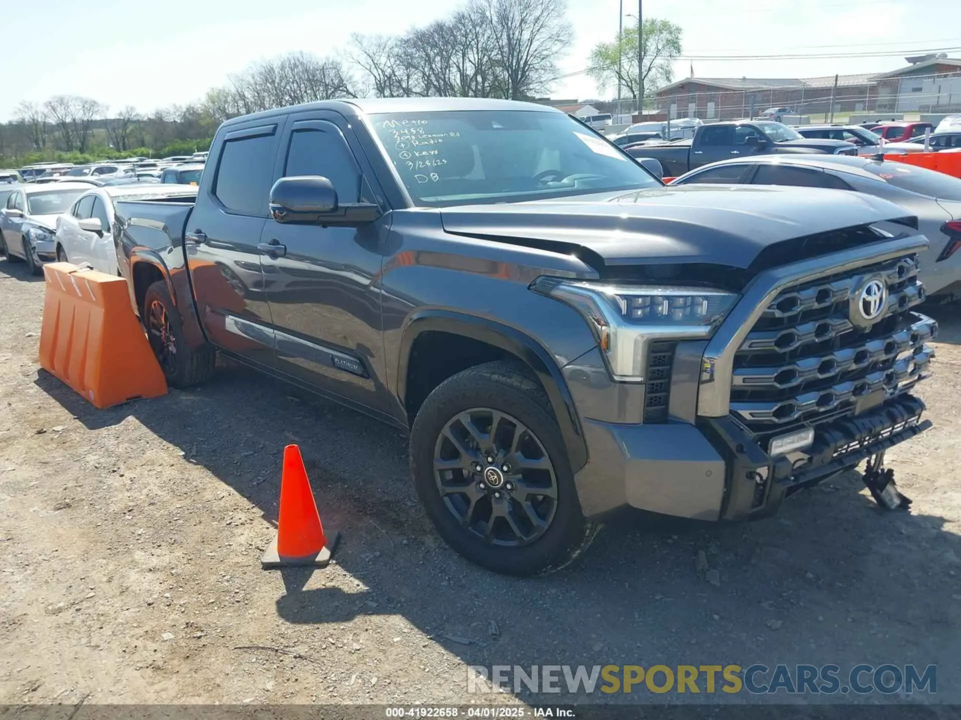 1 fotografías del automóvil dañado 5TFNA5DB3NX023458 TOYOTA TUNDRA 2022