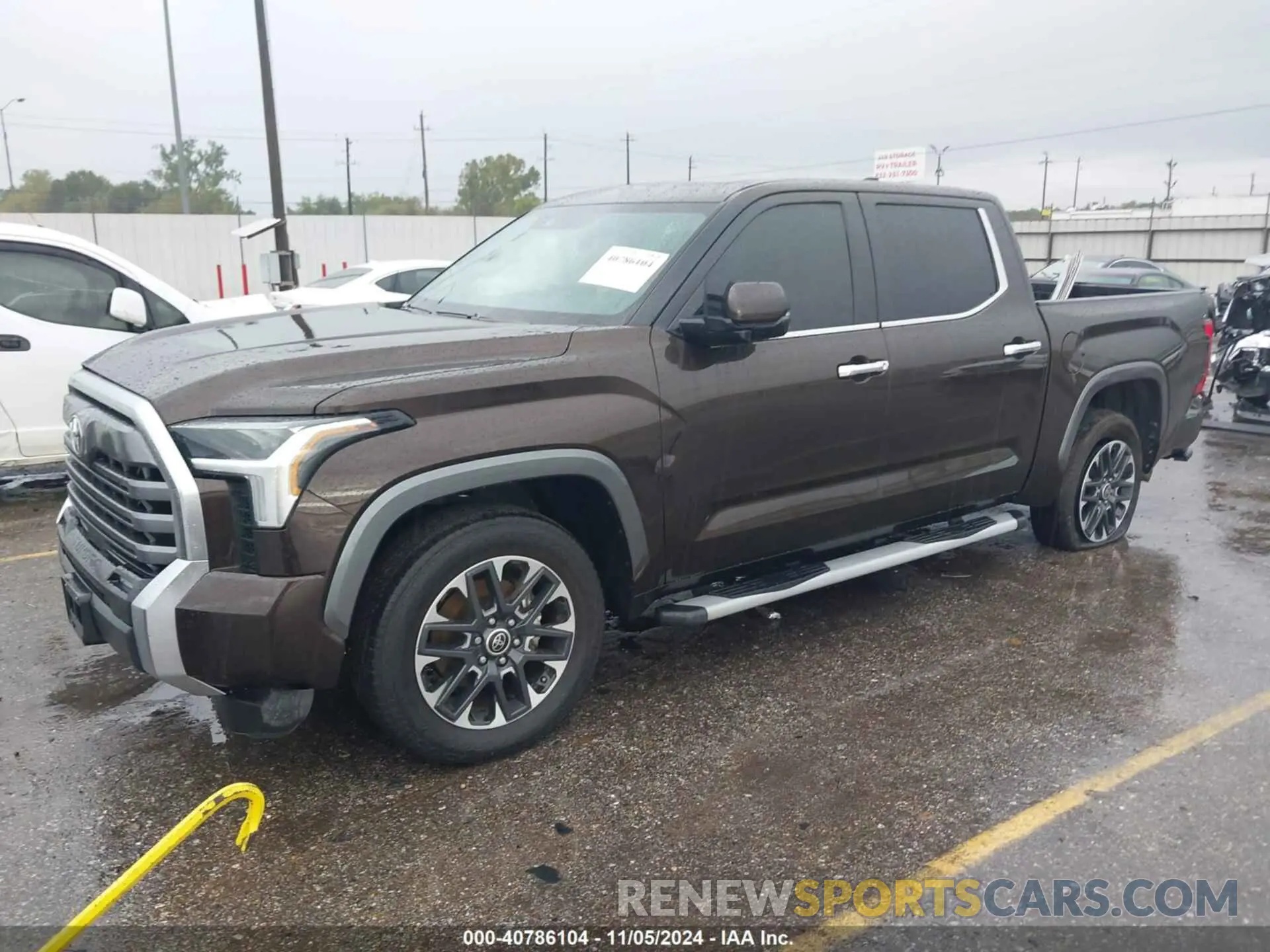 2 fotografías del automóvil dañado 5TFJA5AB5PX025783 TOYOTA TUNDRA 2023