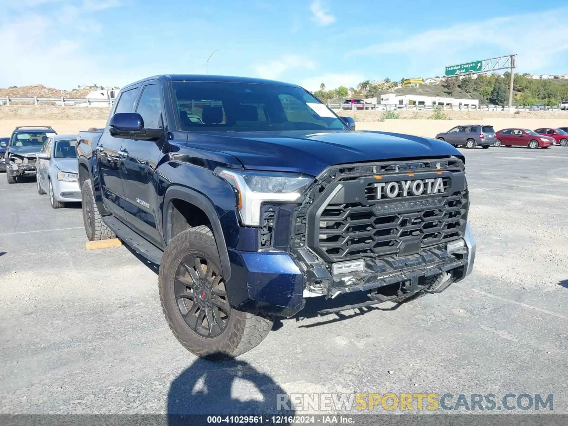 1 fotografías del automóvil dañado 5TFJA5DB5PX065812 TOYOTA TUNDRA 2023