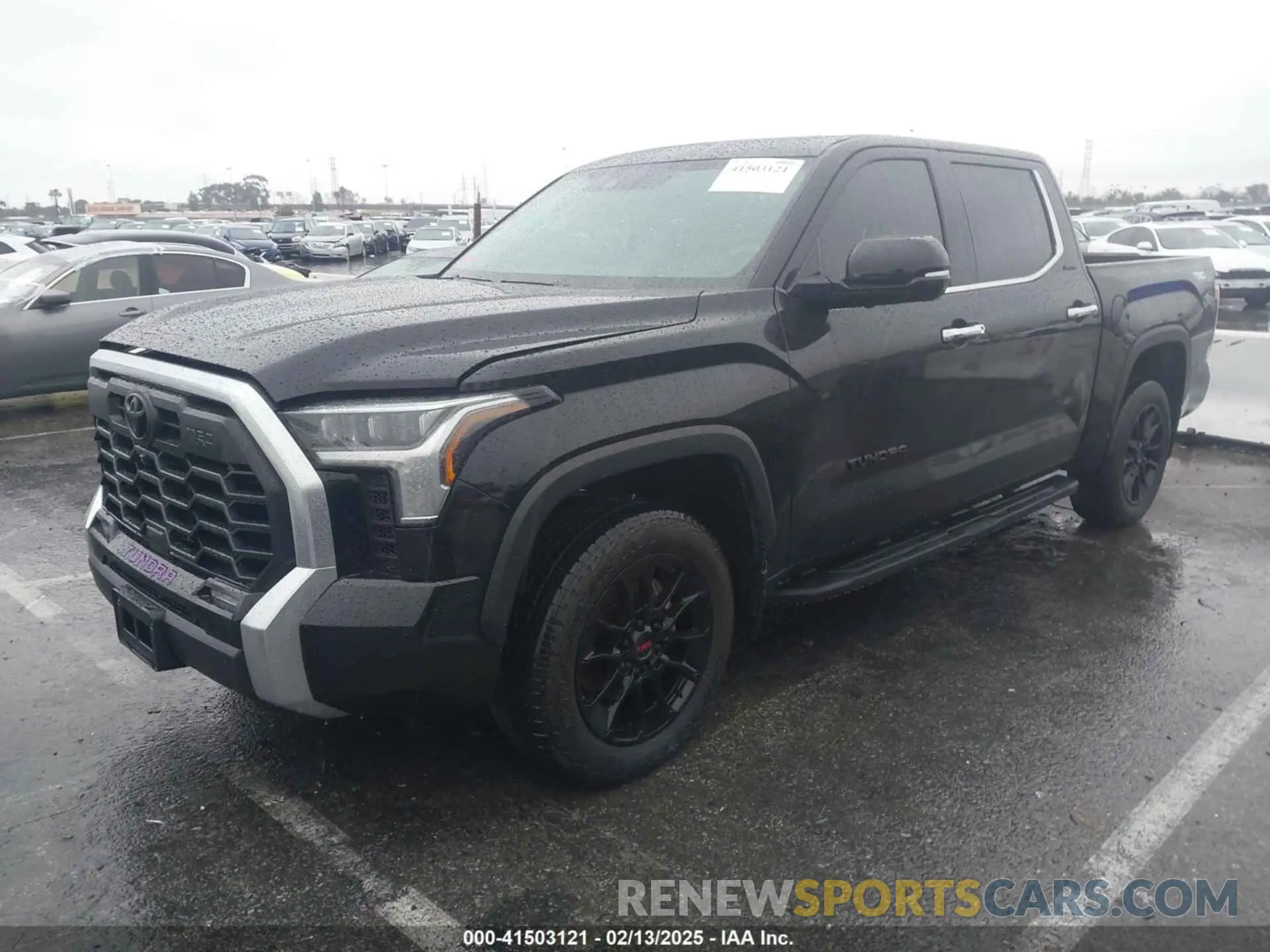 2 fotografías del automóvil dañado 5TFJA5DB7PX103234 TOYOTA TUNDRA 2023