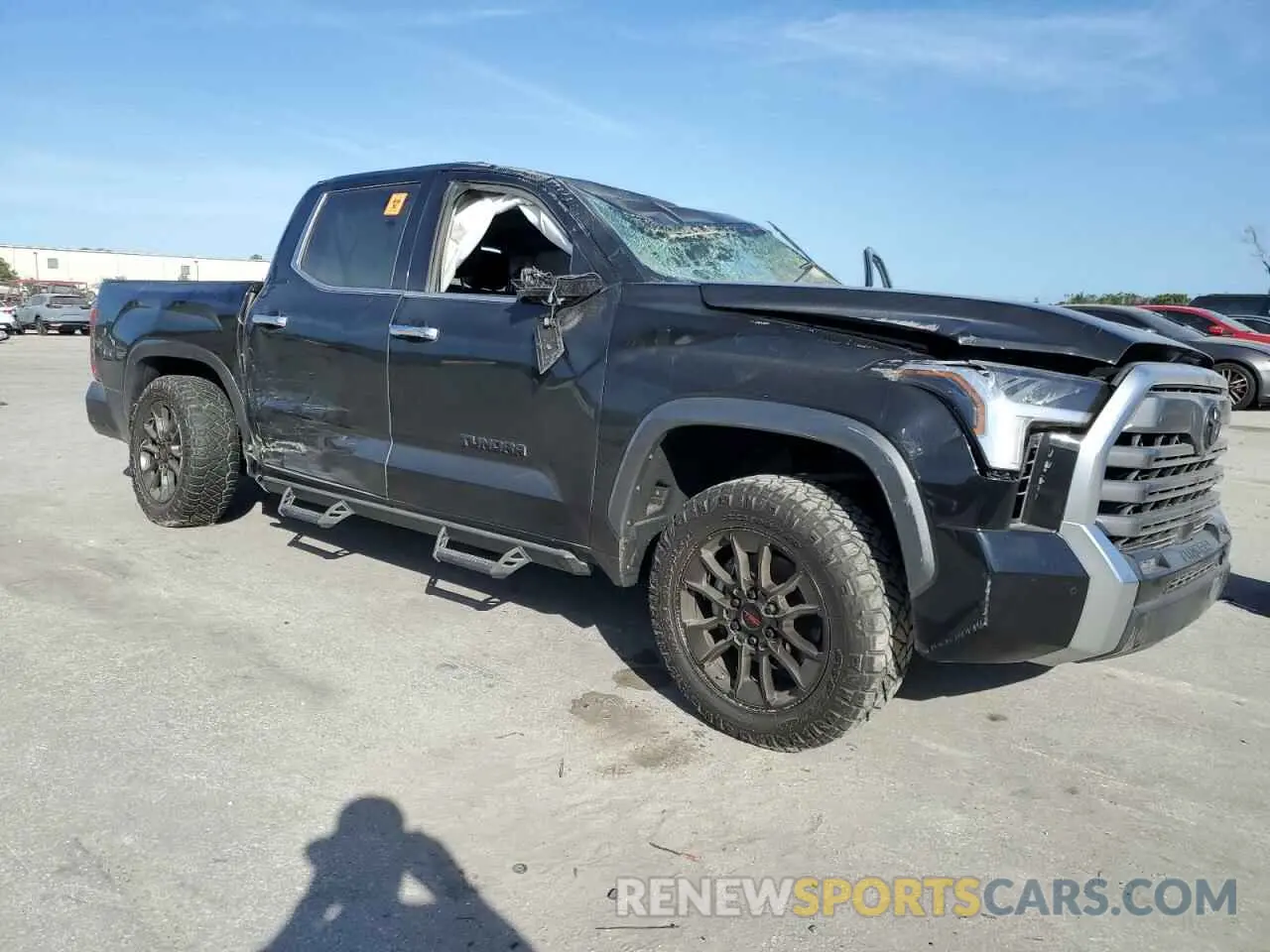 4 fotografías del automóvil dañado 5TFJA5DB7PX109180 TOYOTA TUNDRA 2023