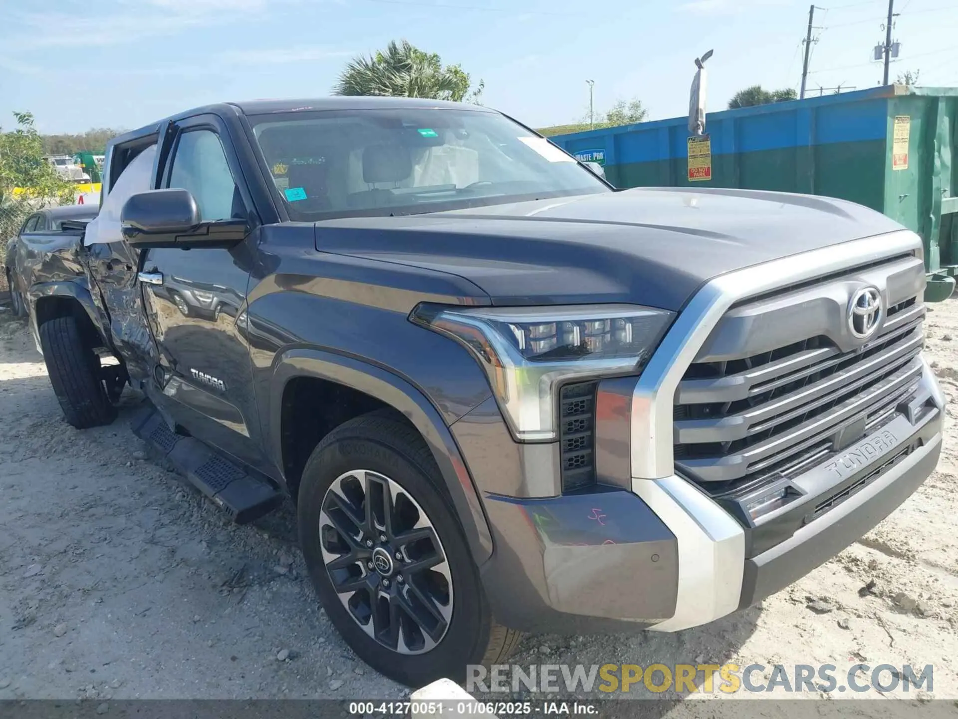 1 fotografías del automóvil dañado 5TFJA5DBXPX064817 TOYOTA TUNDRA 2023