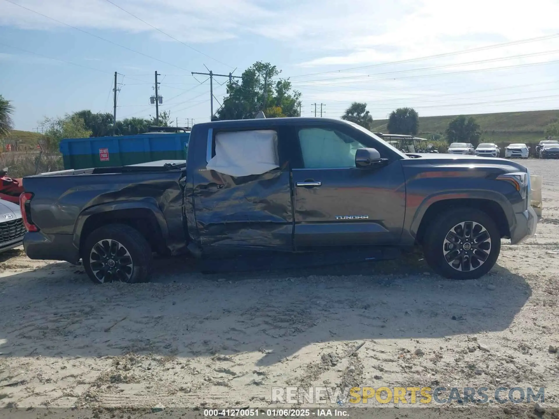 13 fotografías del automóvil dañado 5TFJA5DBXPX064817 TOYOTA TUNDRA 2023