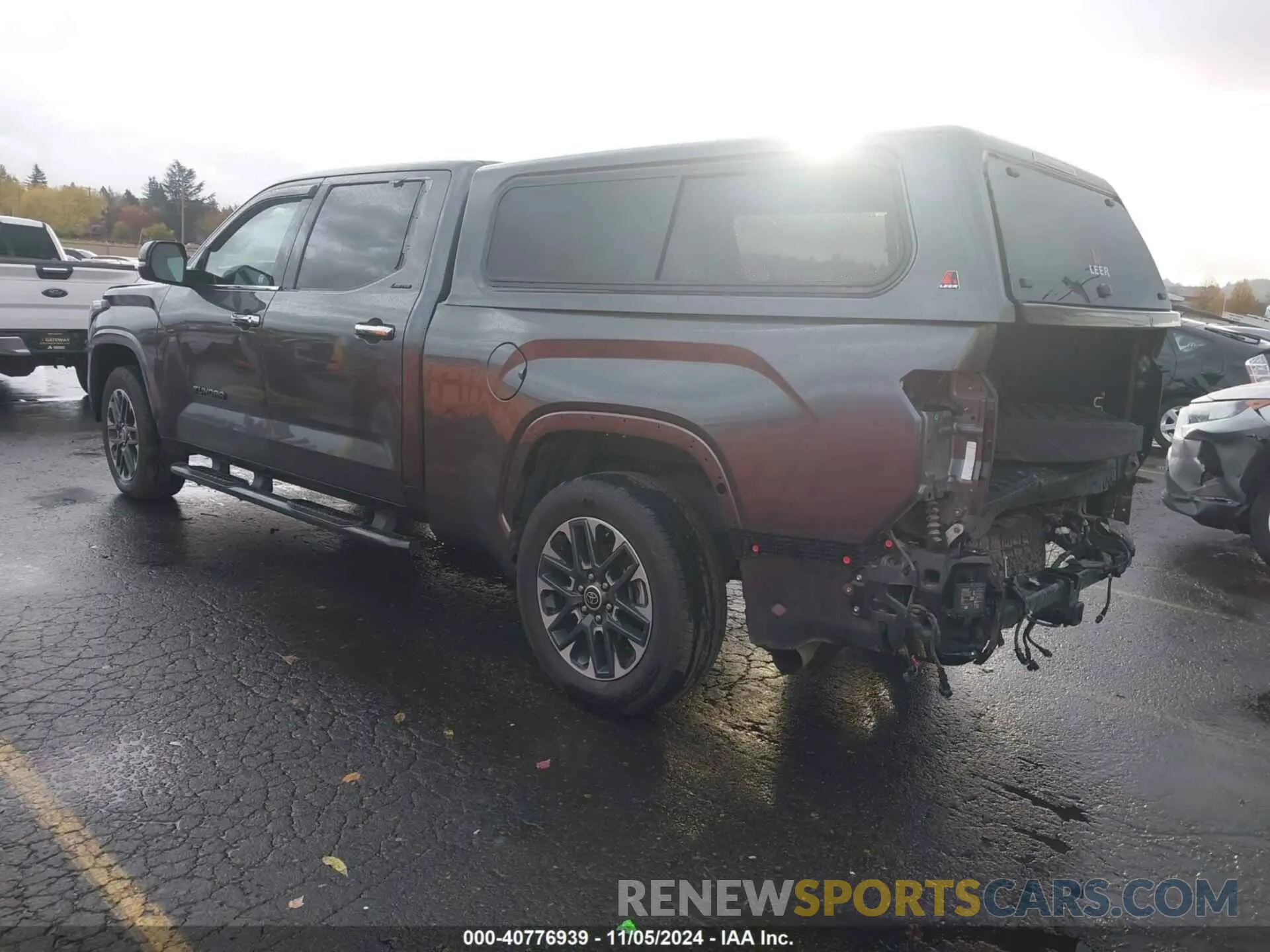 3 fotografías del automóvil dañado 5TFJA5EC1PX011513 TOYOTA TUNDRA 2023