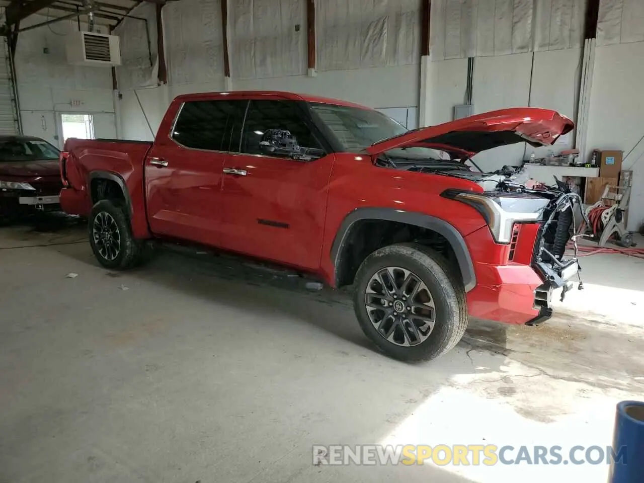 4 fotografías del automóvil dañado 5TFJC5DB5PX037745 TOYOTA TUNDRA 2023