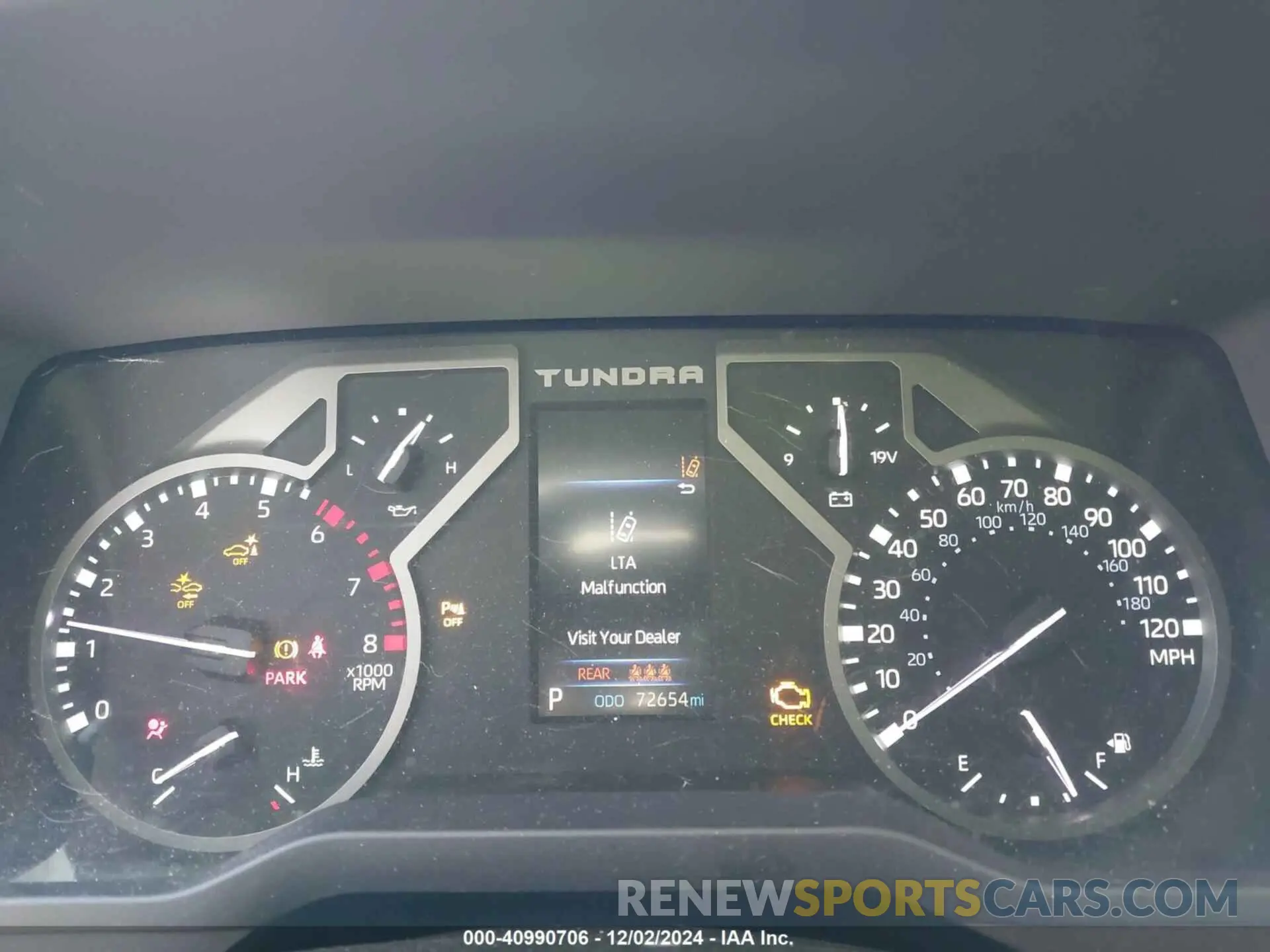 7 fotografías del automóvil dañado 5TFLA5AA6PX022214 TOYOTA TUNDRA 2023